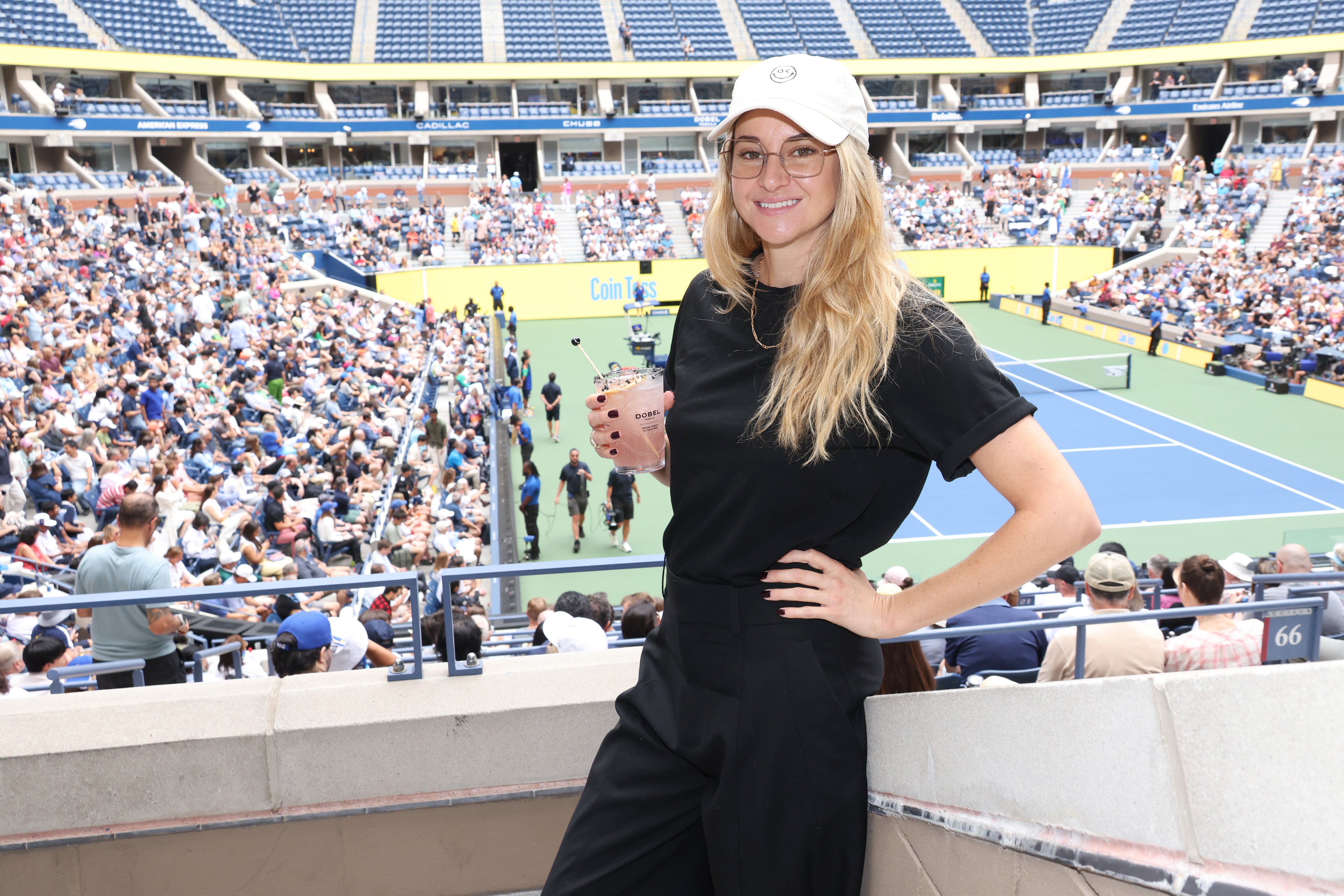 Shailene Woodley at US Open on September 6