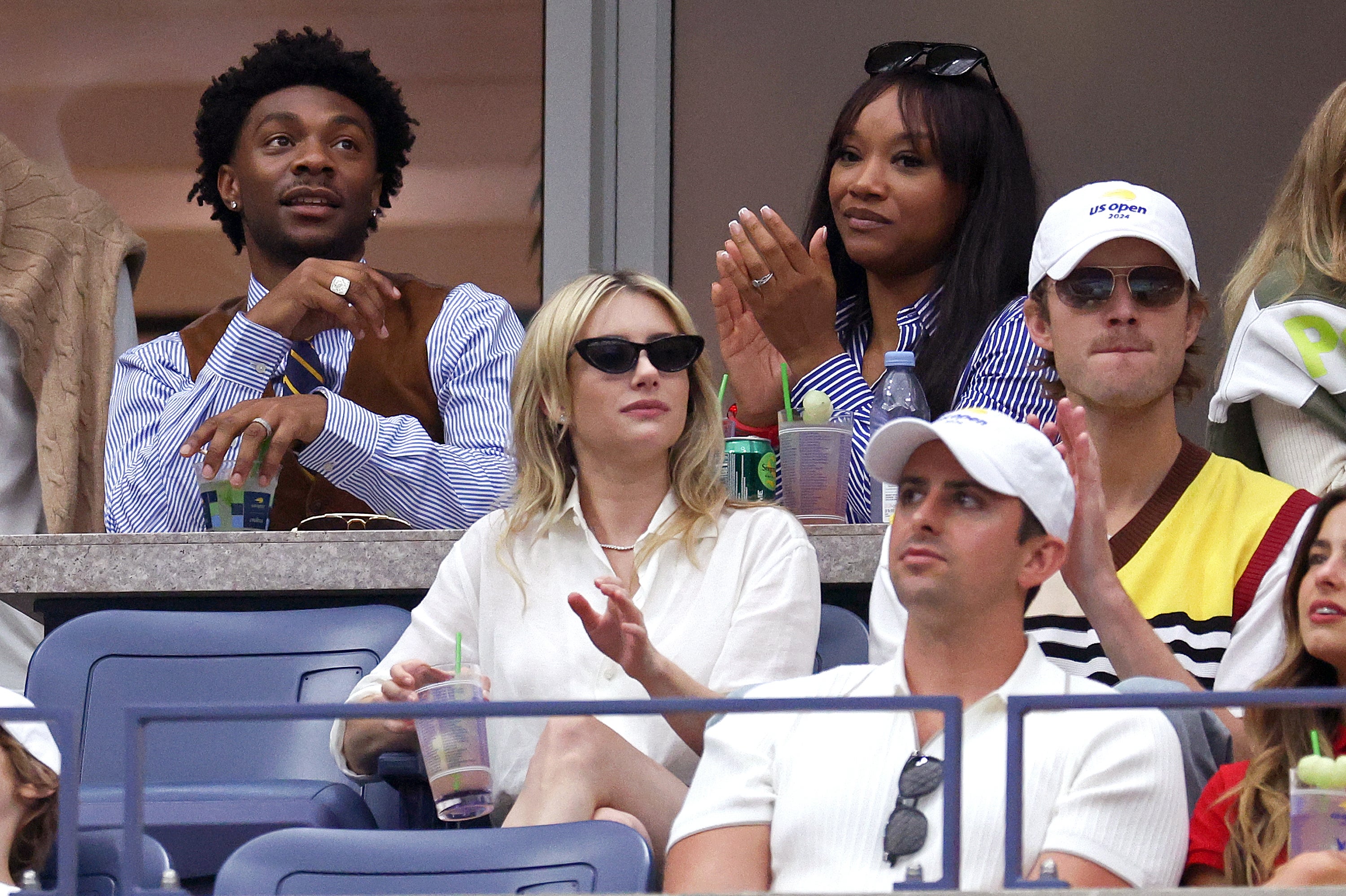 Emma Roberts at the US Open on September 7