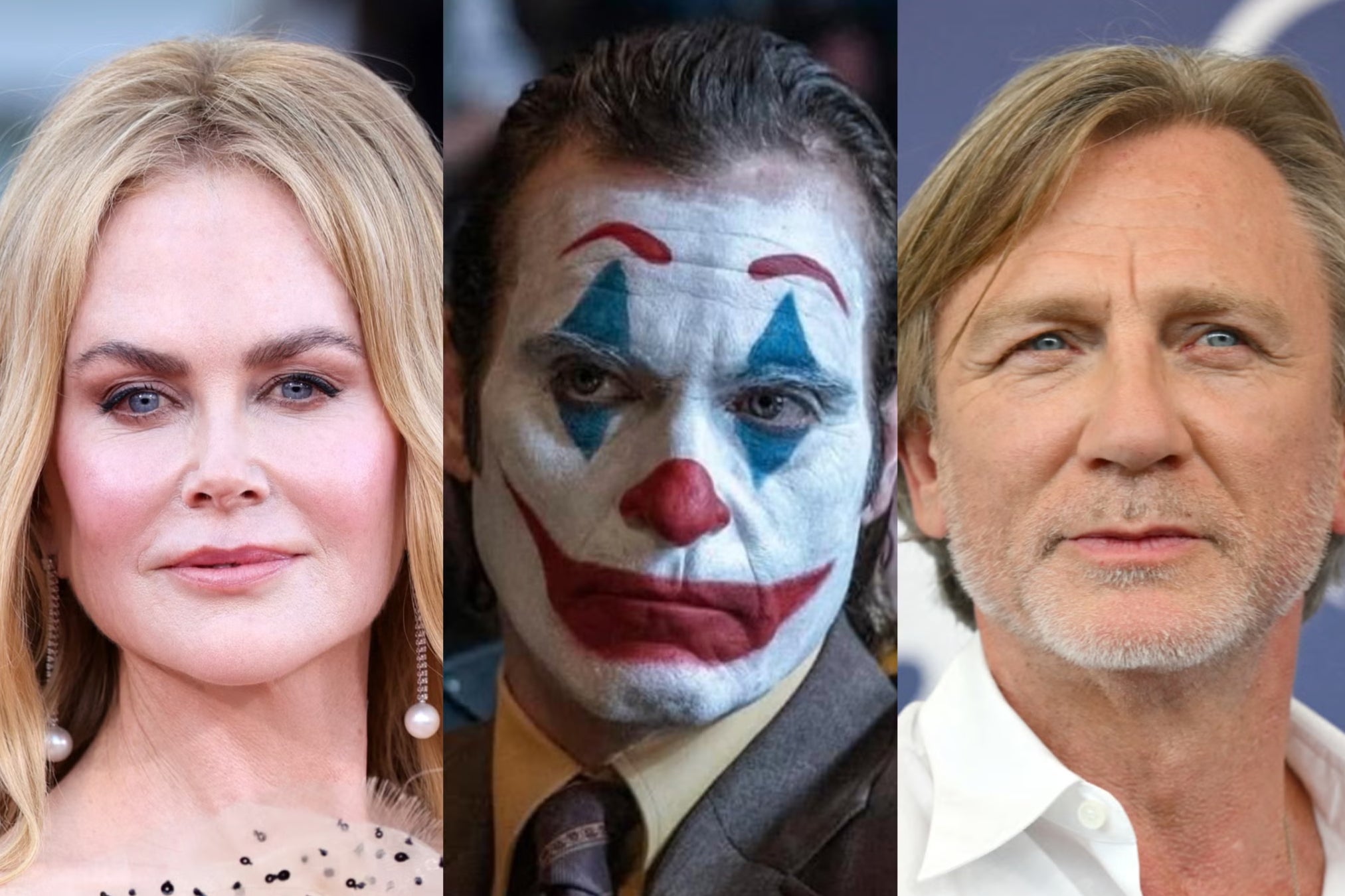 ‘Babygirl’ star Nicole Kidman, Joaquin Phoenix in ‘Joker: Folie à Deux’ and Daniel Craig in ‘Queer’