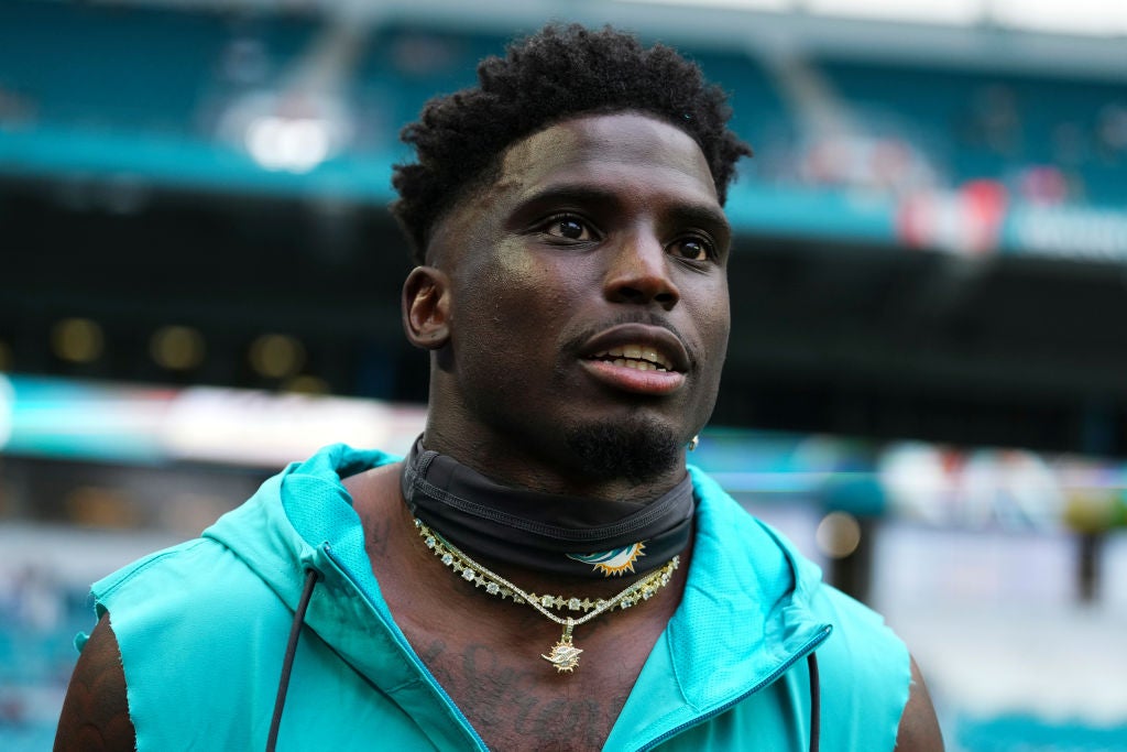 Dolphins wide receiver Tyreek Hill