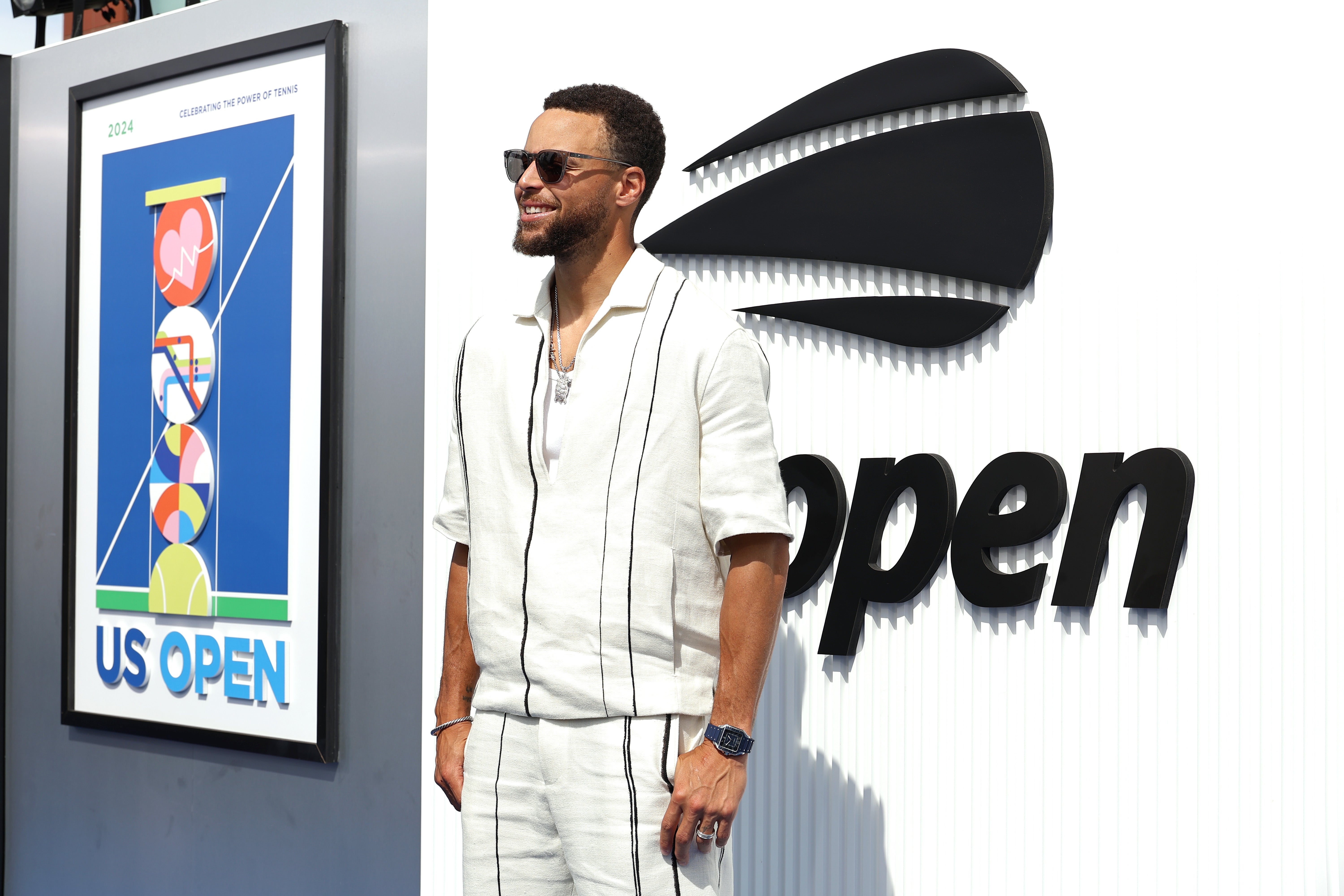 Stephen Curry at the US Open on September 7