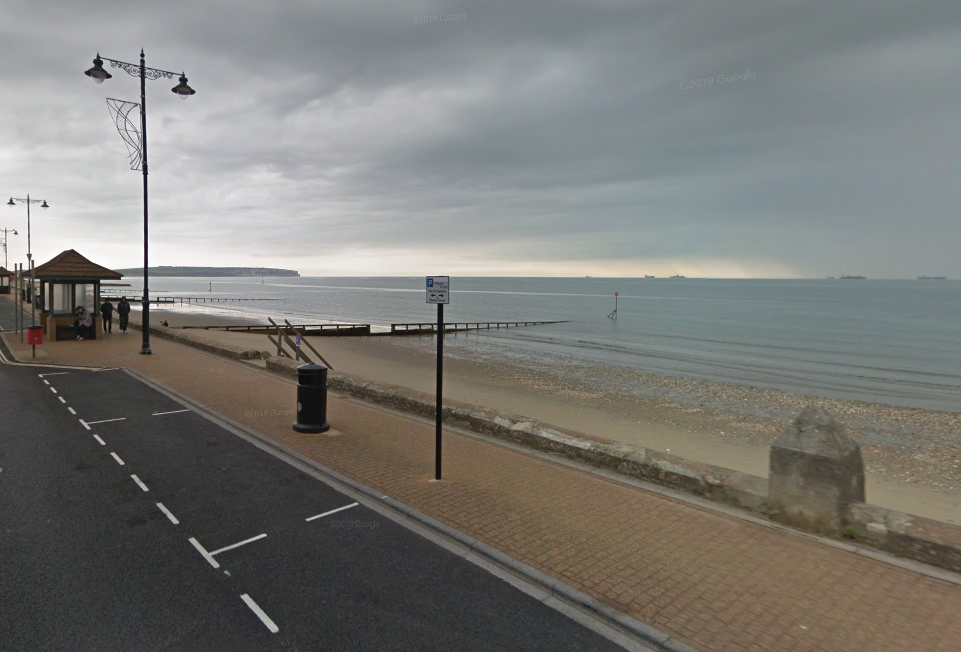 Shanklin Beach on the Isle of Wight