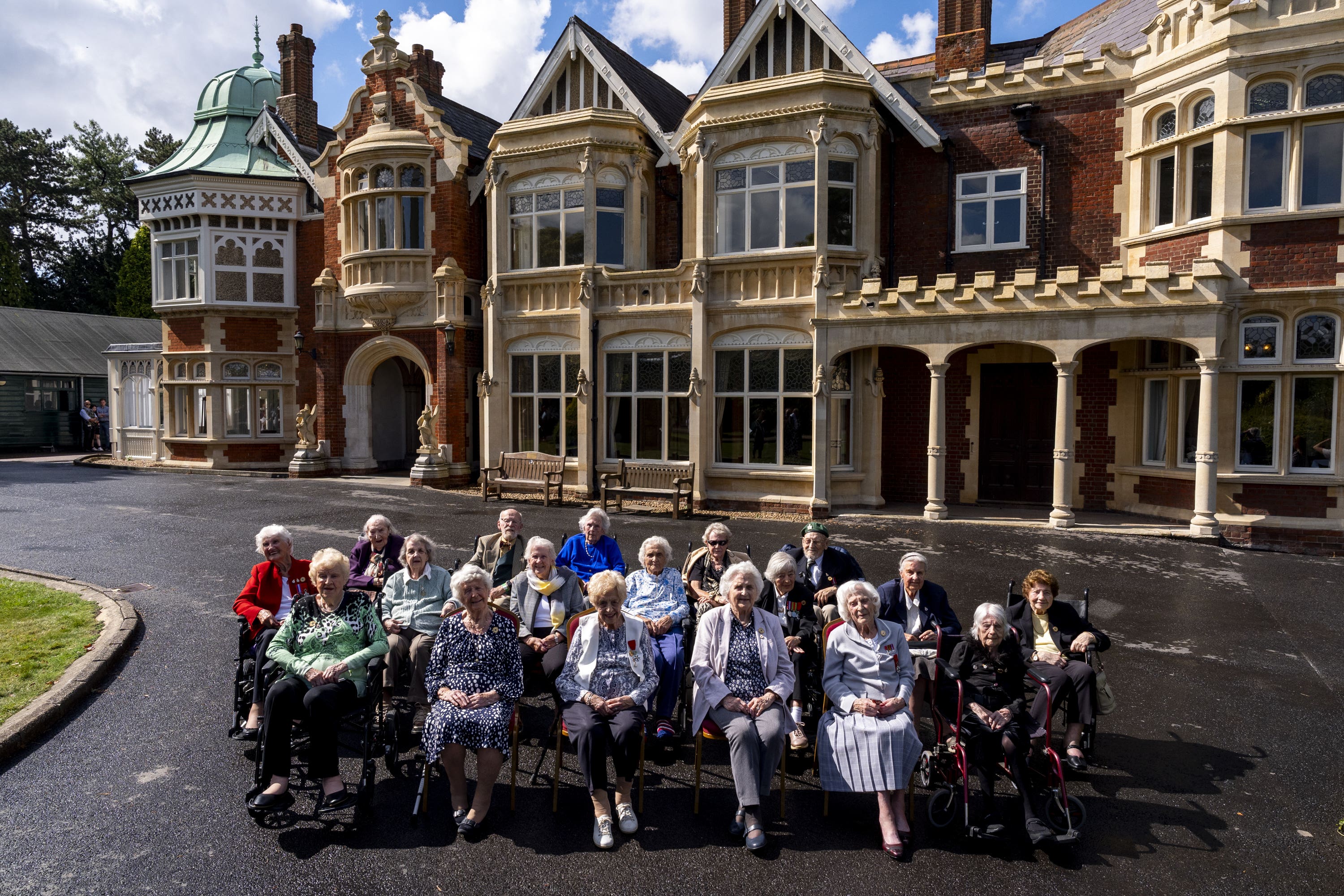 The Bletchley Park reunion is an annual event at the Milton Keynes site (Jordan Pettitt/PA)