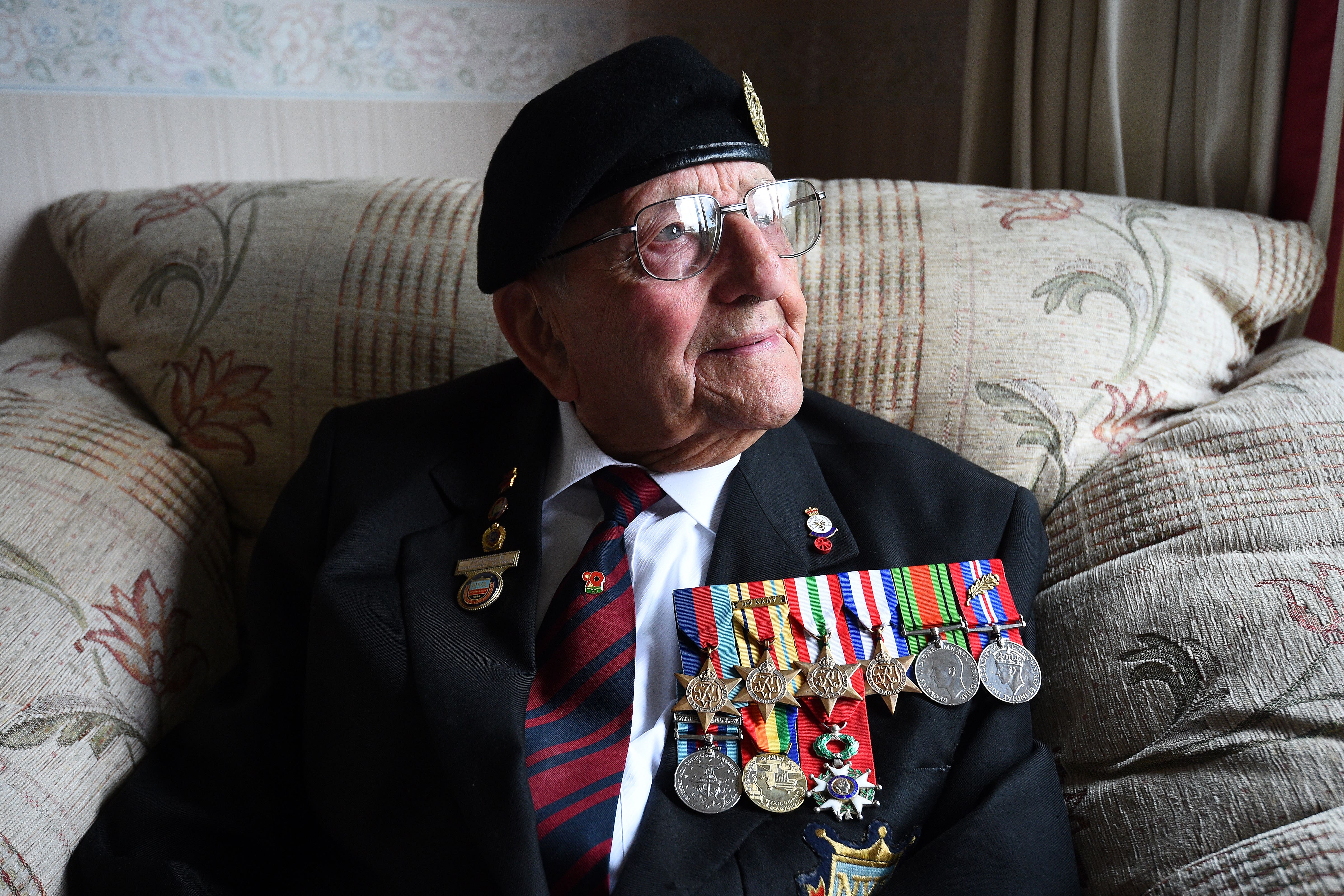 Don Sheppard landed on Juno beach in the famous military operation (Kirsty O’Connor/PA Archive)