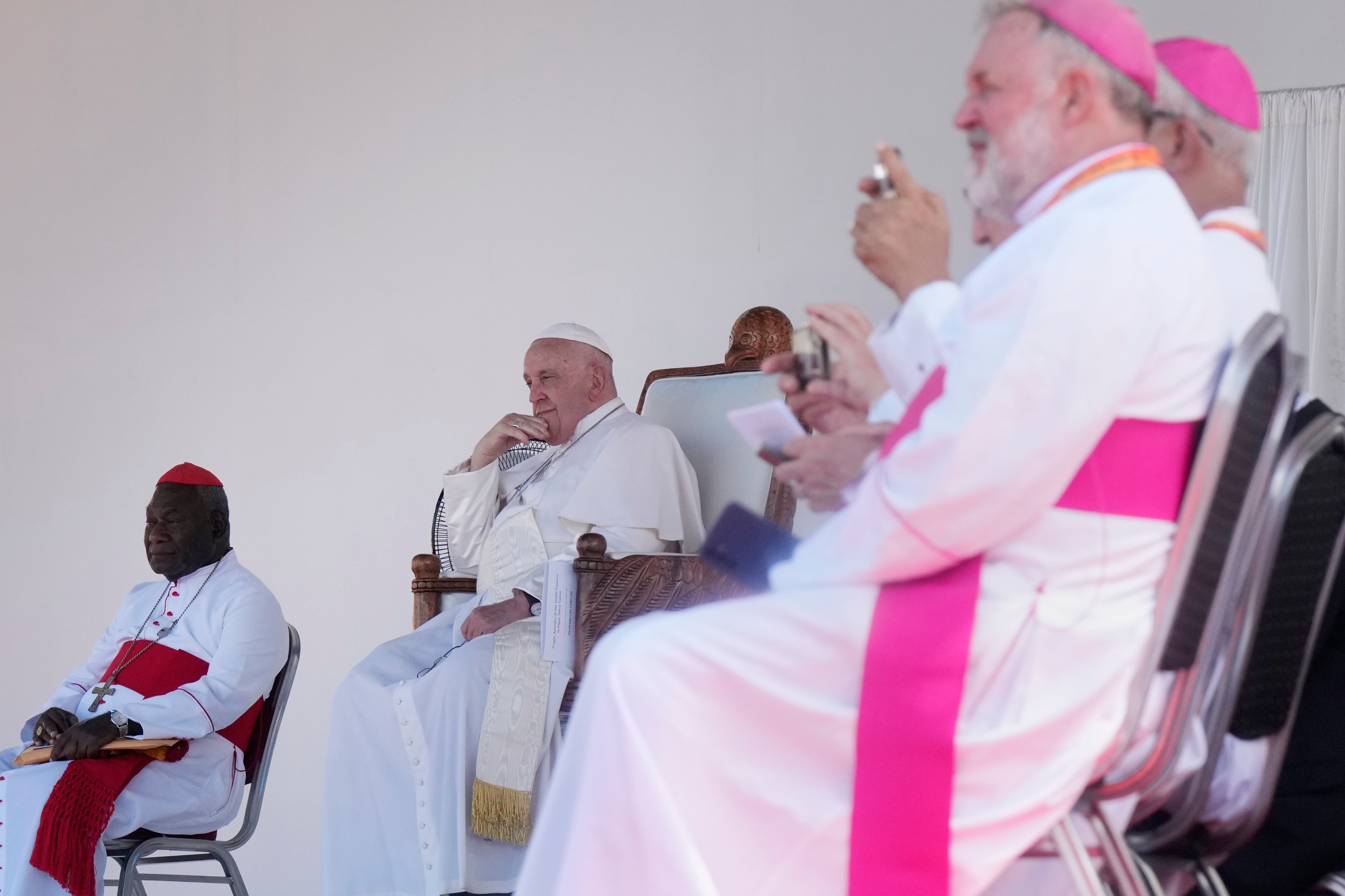 APTOPIX Papua New Guinea Pope