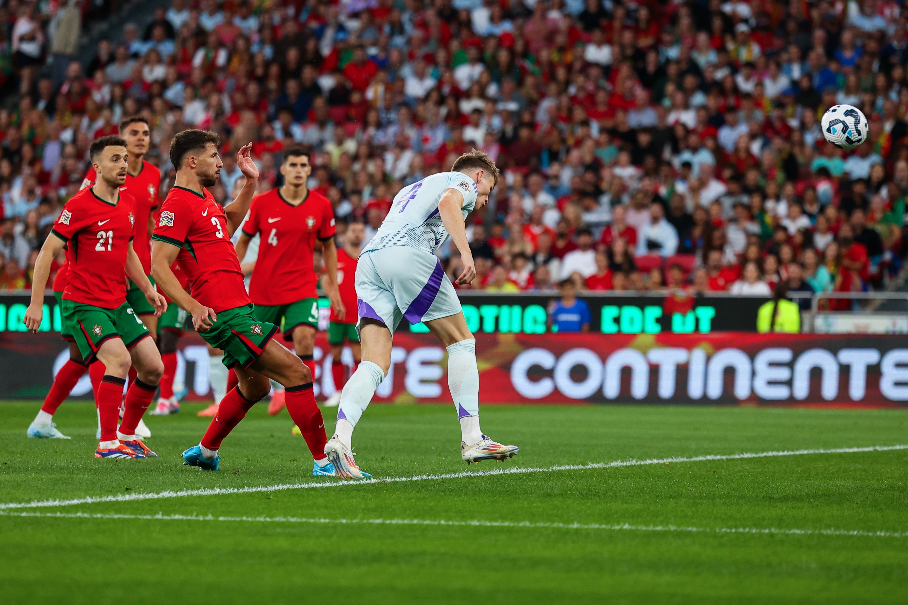Scott McTominay scored the opening goal of the game before Portugal’s comeback.