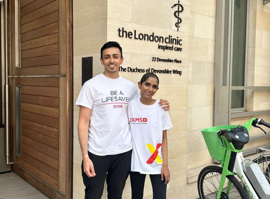 Bansri and her husband Amrit, who signed up to the stem cell register and has since made a life-saving donation