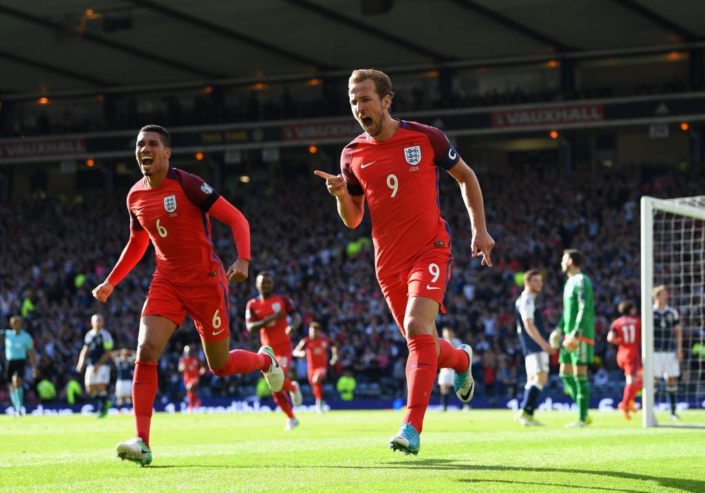 Kane captained England for the first time in 2017, against Scotland at Hampden Park