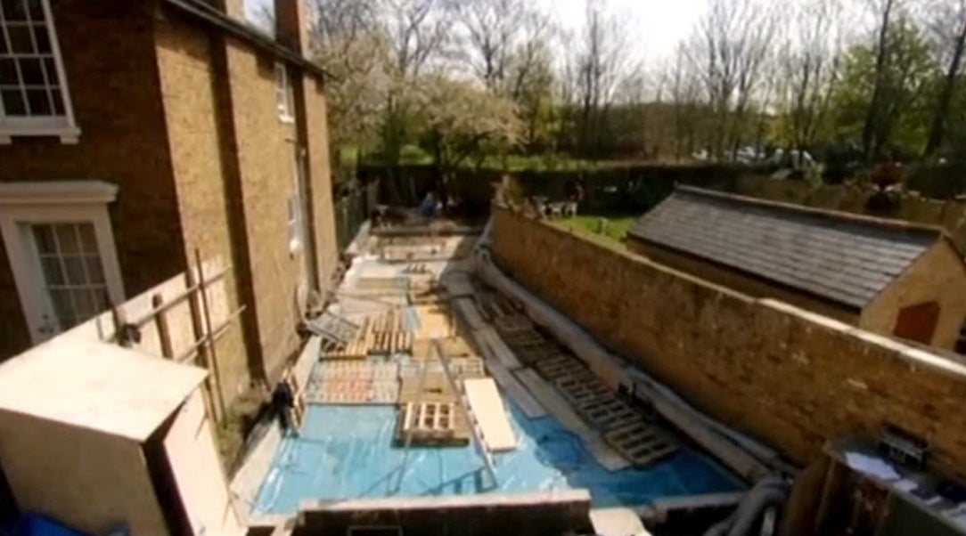 It took 2.5 years to obtain planning permission for the underground home.