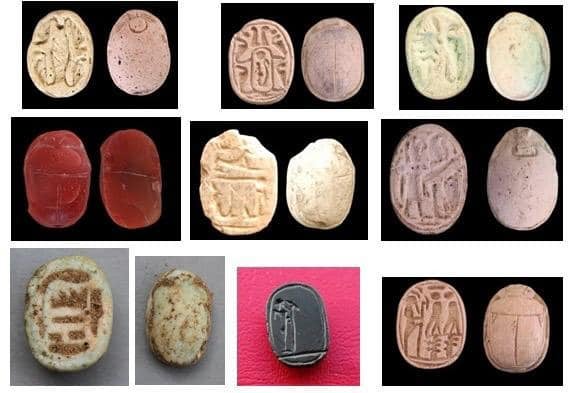 Scarabs unearthed at archaeological site