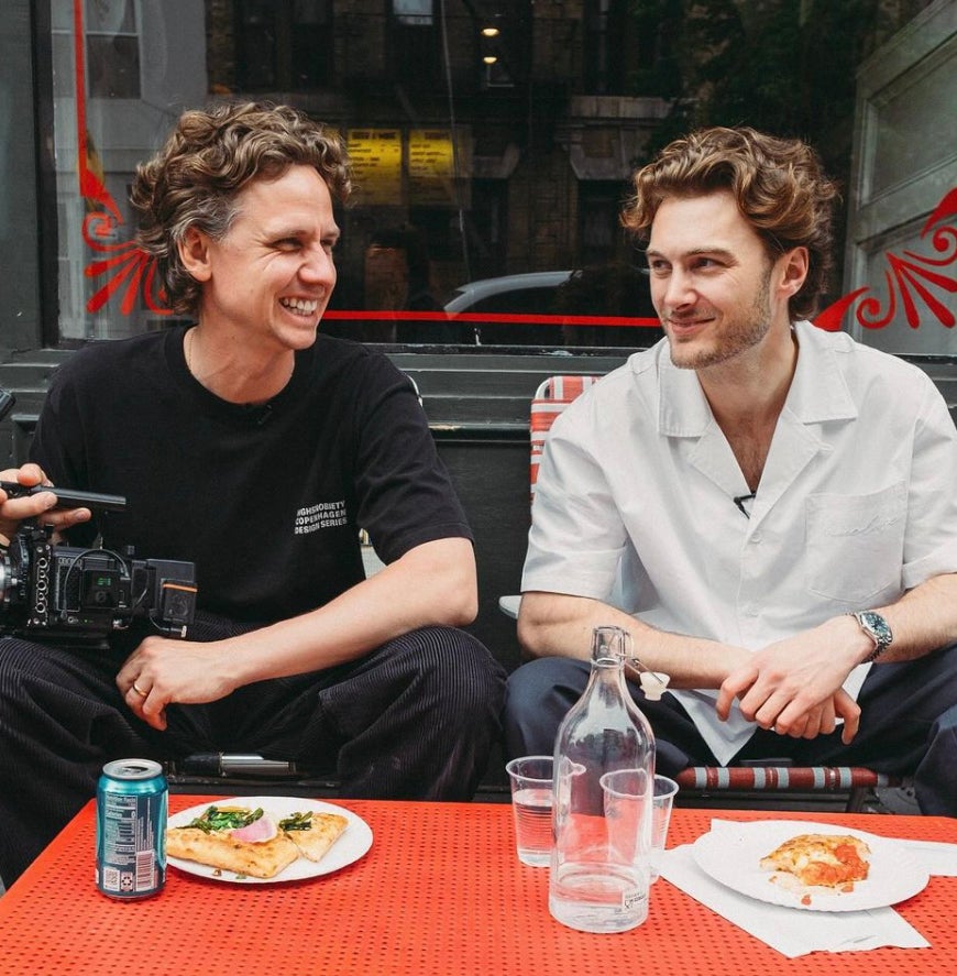 Topjaw, filmmaker duo Jesse Burgess (right) and Will Warr