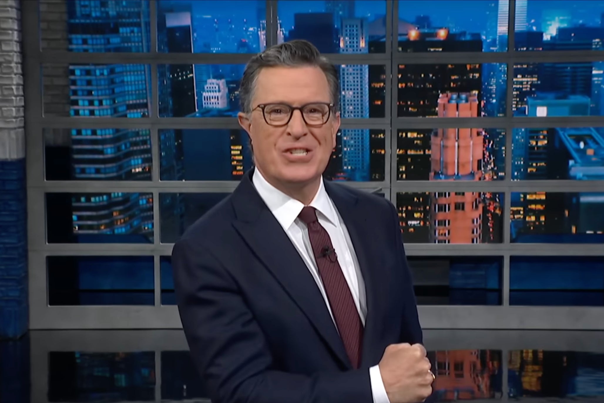 Stephen Colbert was overjoyed when he learned that he had allegedly made it onto Donald Trump's 