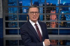 Stephen Colbert reacts to Trump wanting him ‘punished’ if he wins election