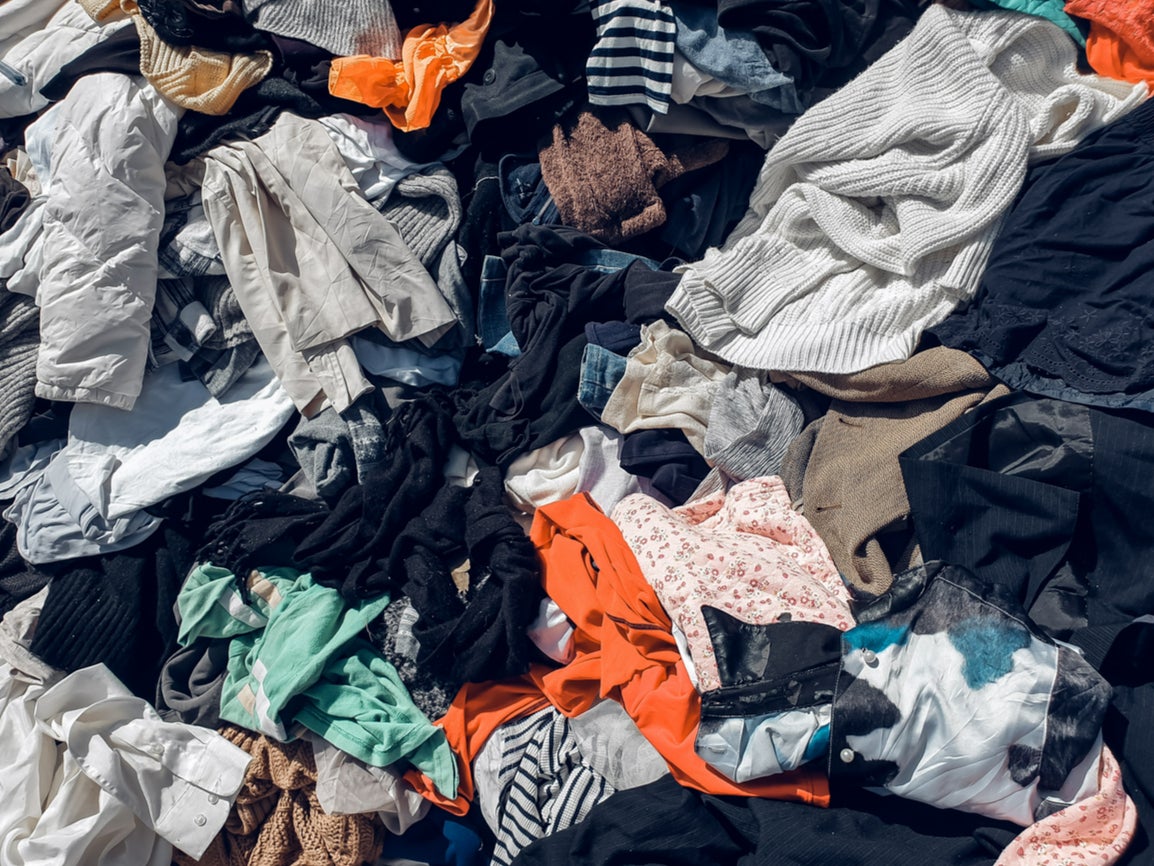 Some 92 million tonnes?of clothing end up in landfill every year