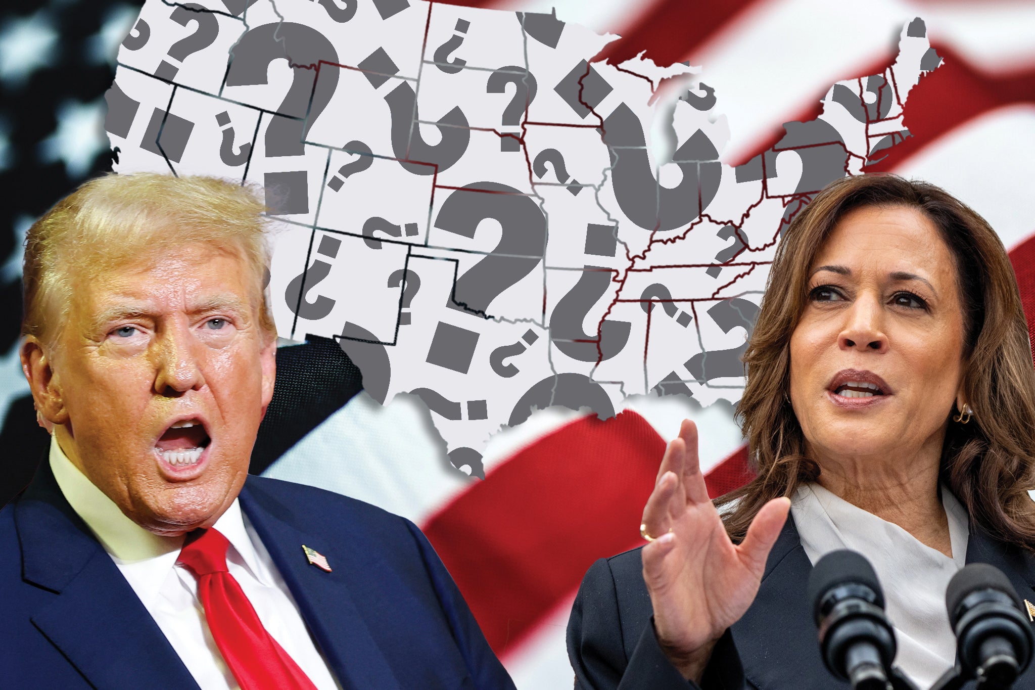 It has been a deeply contested race between Kamala Harris and Donald Trump