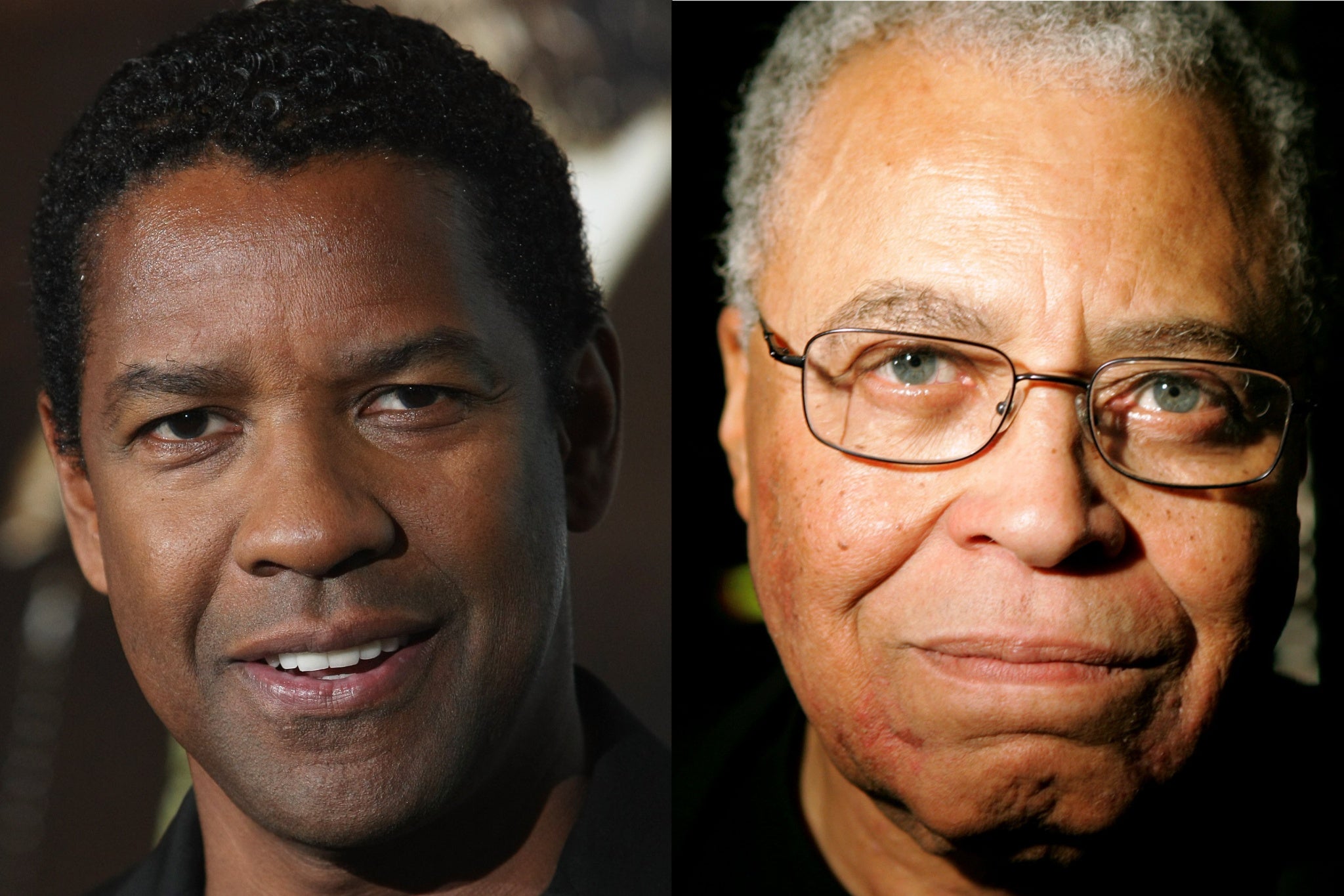 Denzel Washington and James Earl Jones