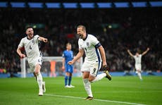 Harry Kane brings up 100 caps on golden night – and he really can score 100 England goals