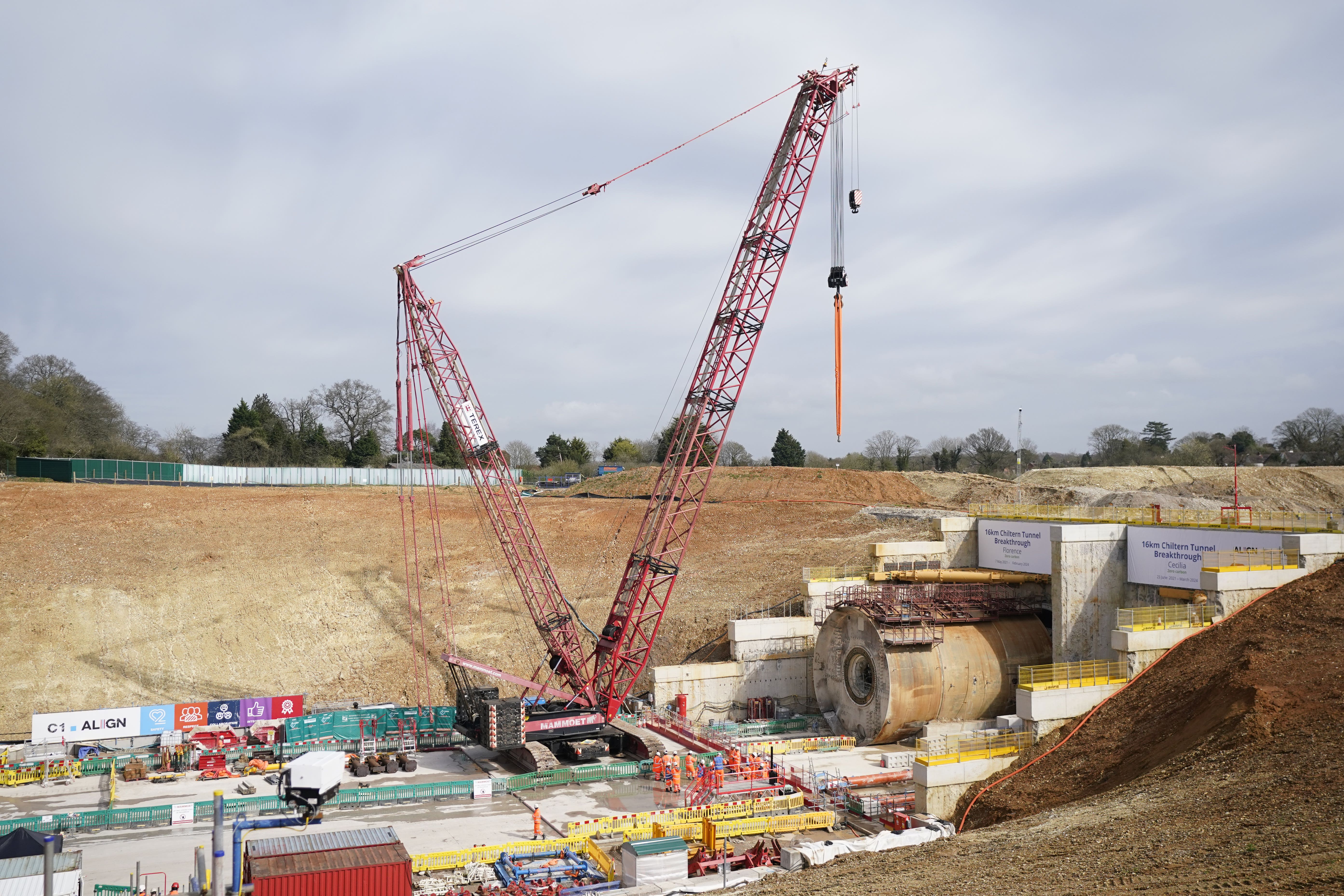 A new Labour Infrastructure Forum has pledged to help the Government take on ‘Nimbys’ in efforts to get infrastructure projects off the ground (Andrew Matthews/PA)