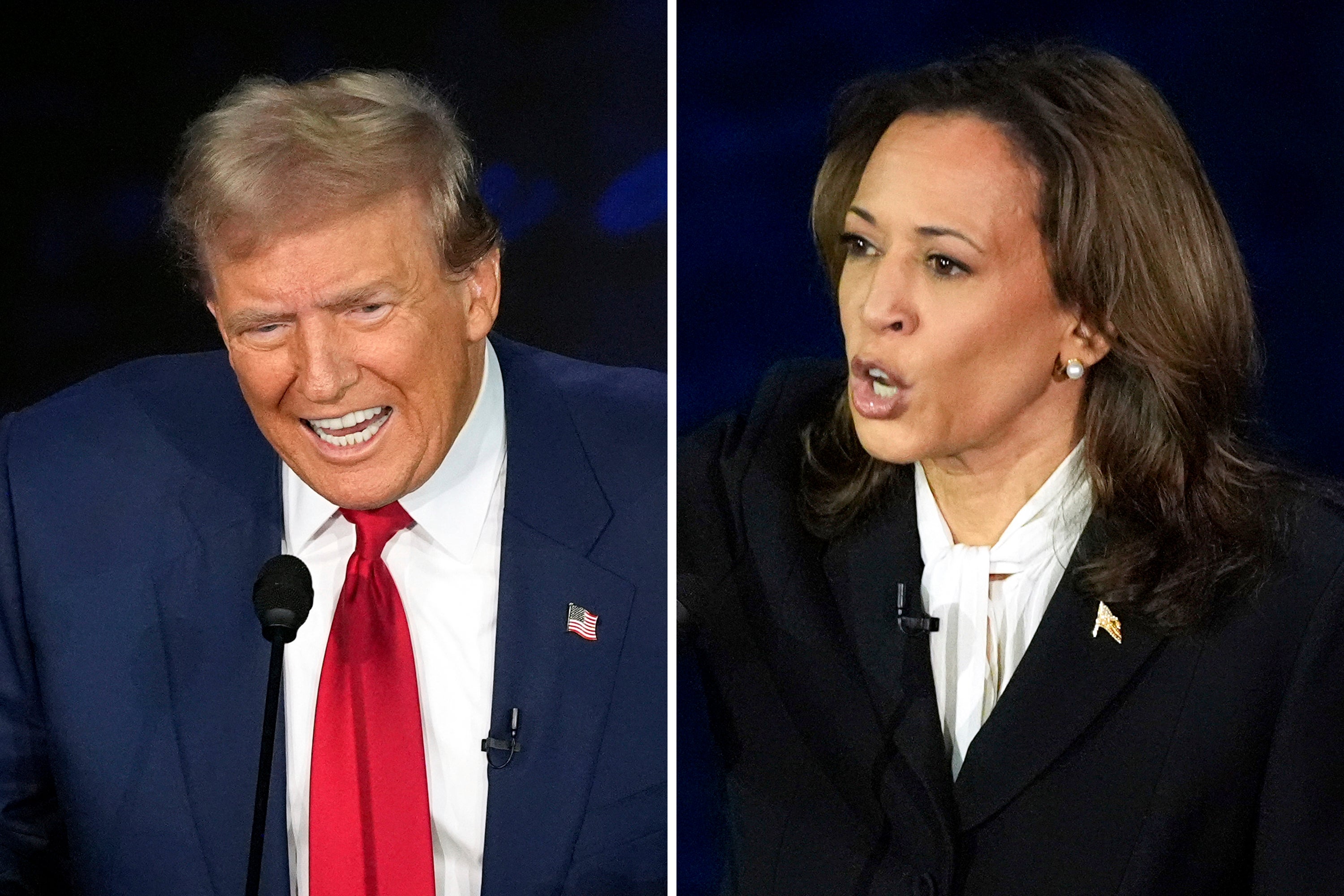 Donald Trump and Kamala Harris debated each other for the first time in this year’s presidential election on Tuesday night