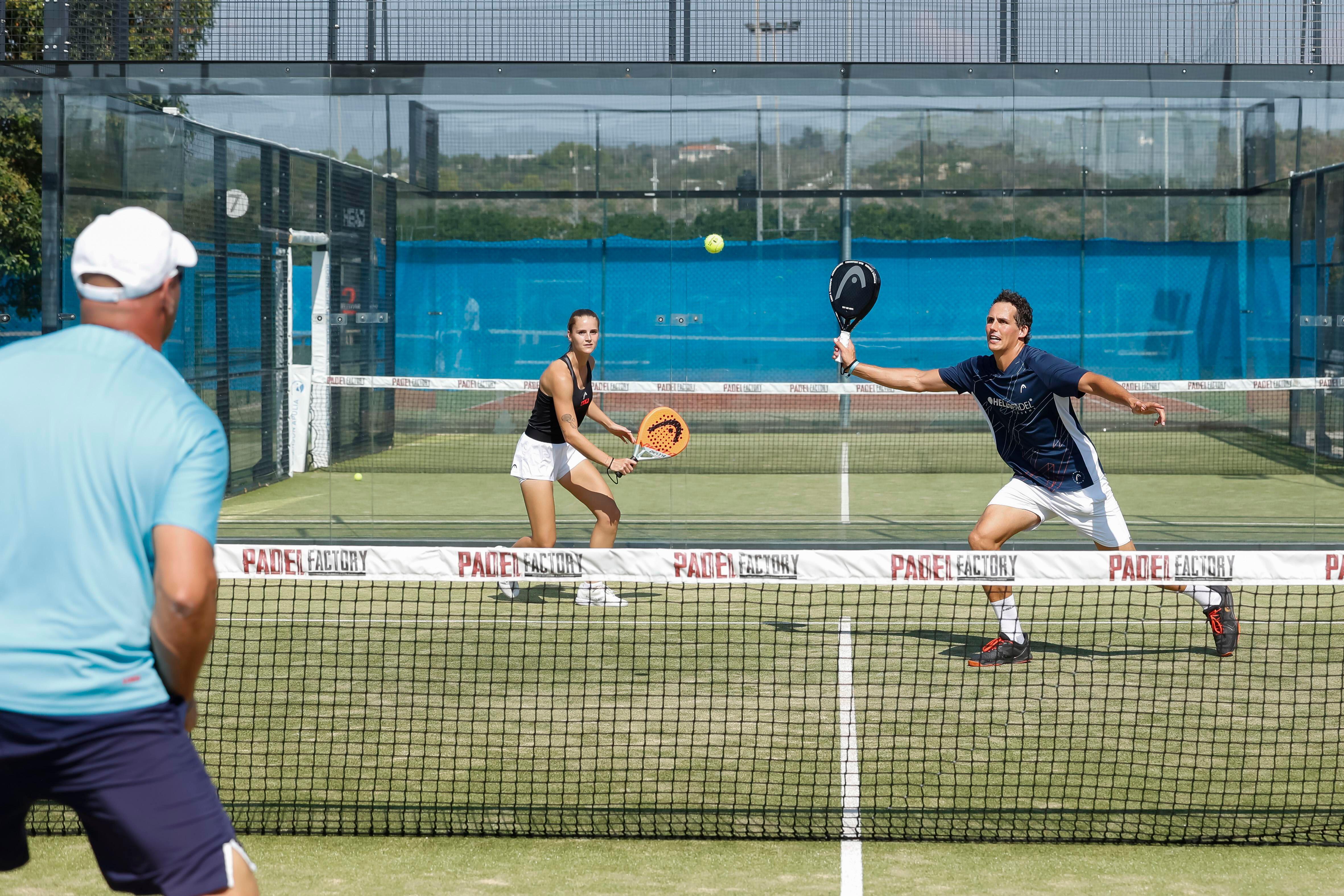 Padel is always played in doubles (Alamy/PA)