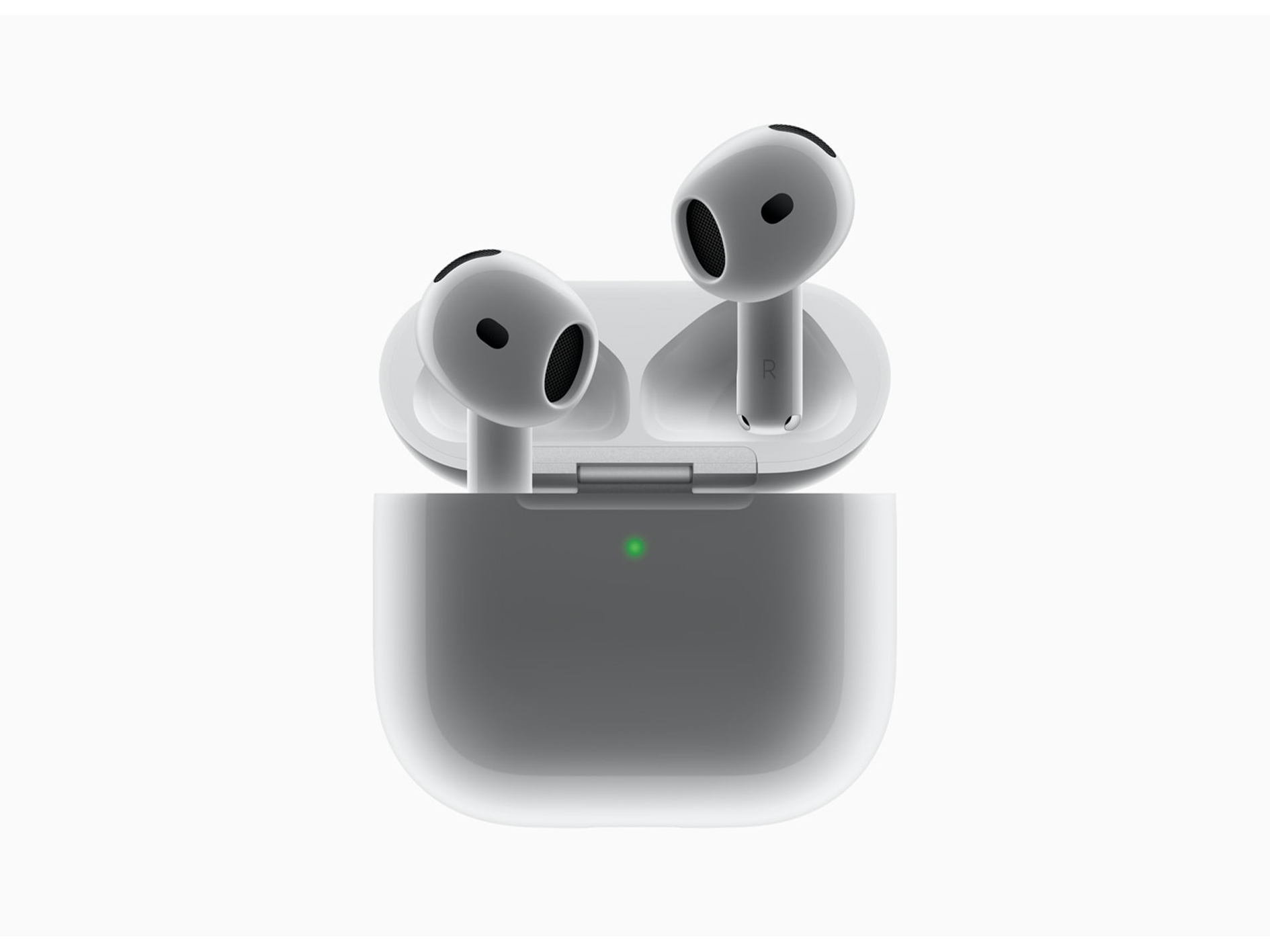 The AirPods 4 (pictured) boast a new, more comfortable design