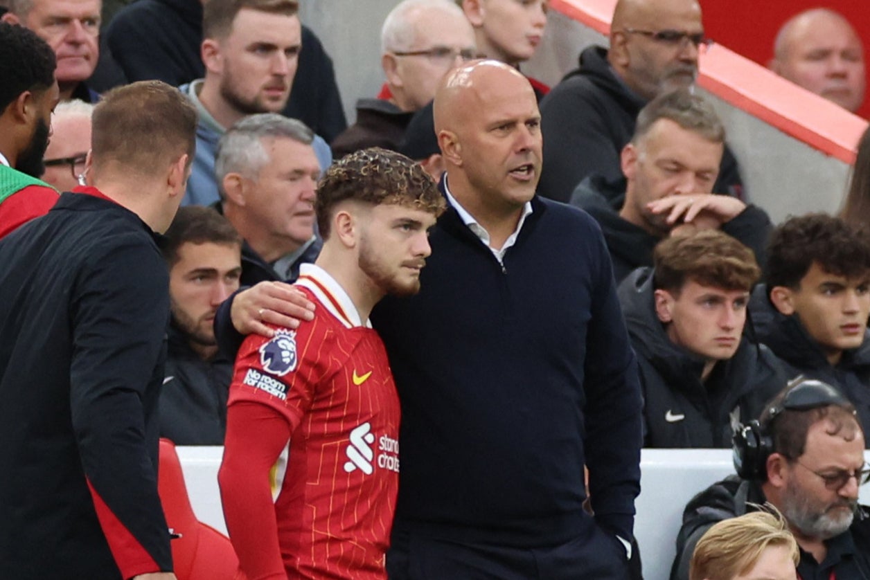 Harvey Elliott will not be available for Arne Slot’s Liverpool side over the coming weeks