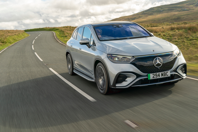 <p>The Mercedes-Benz EQE is an upmarket electric SUV with a refined design and high-quality interior</p>