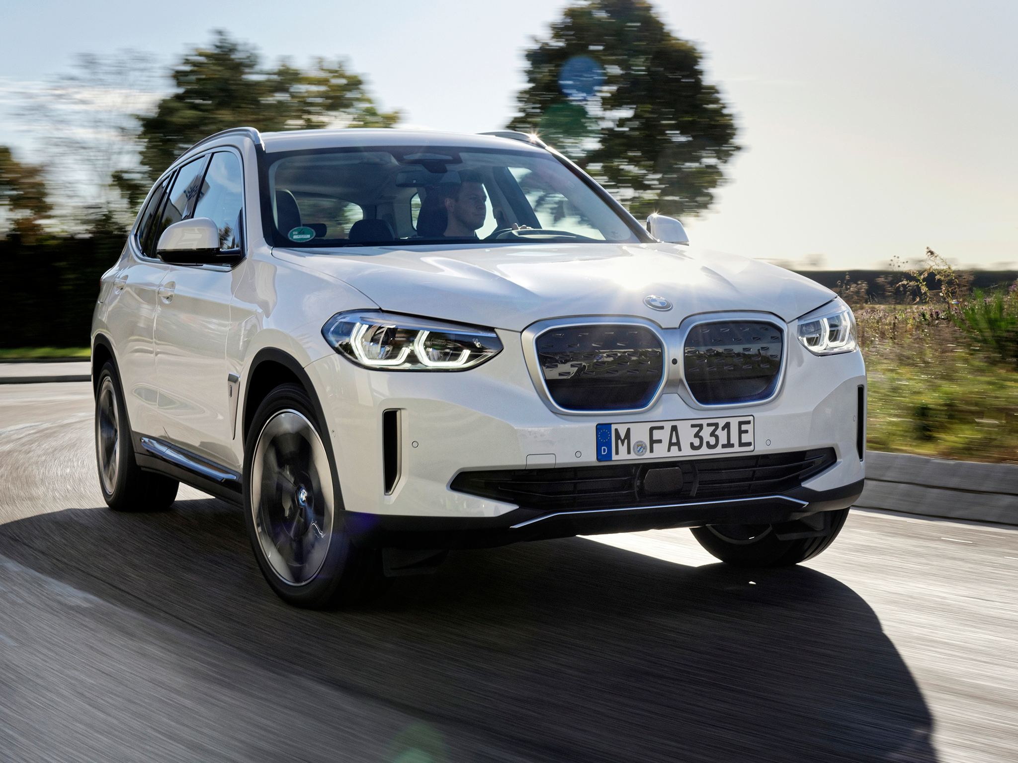 The BMW iX3 comes with a single 74kWh battery and a 150kW charging speed.