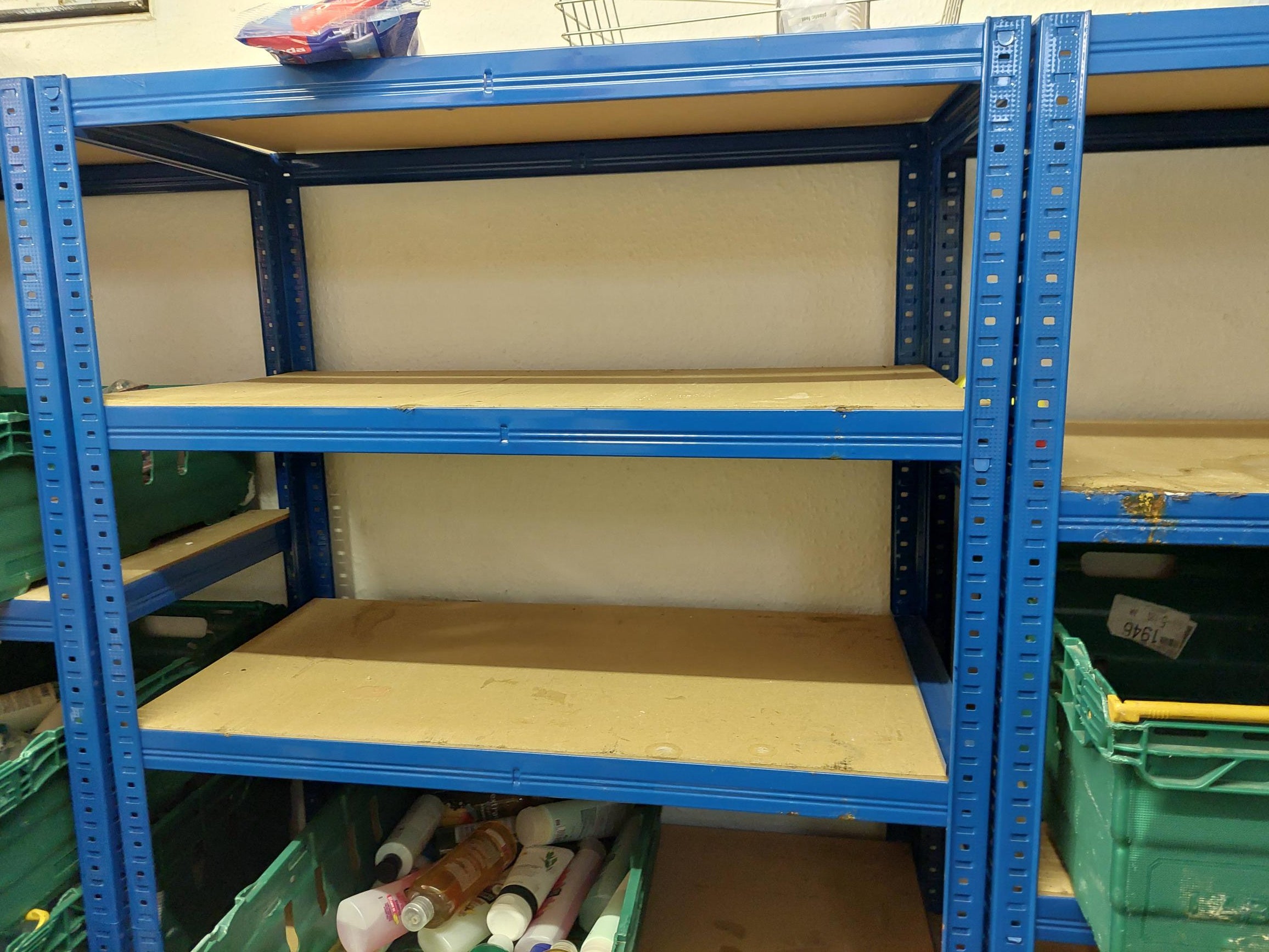 Shelves were cleared from Southwark Foodbank