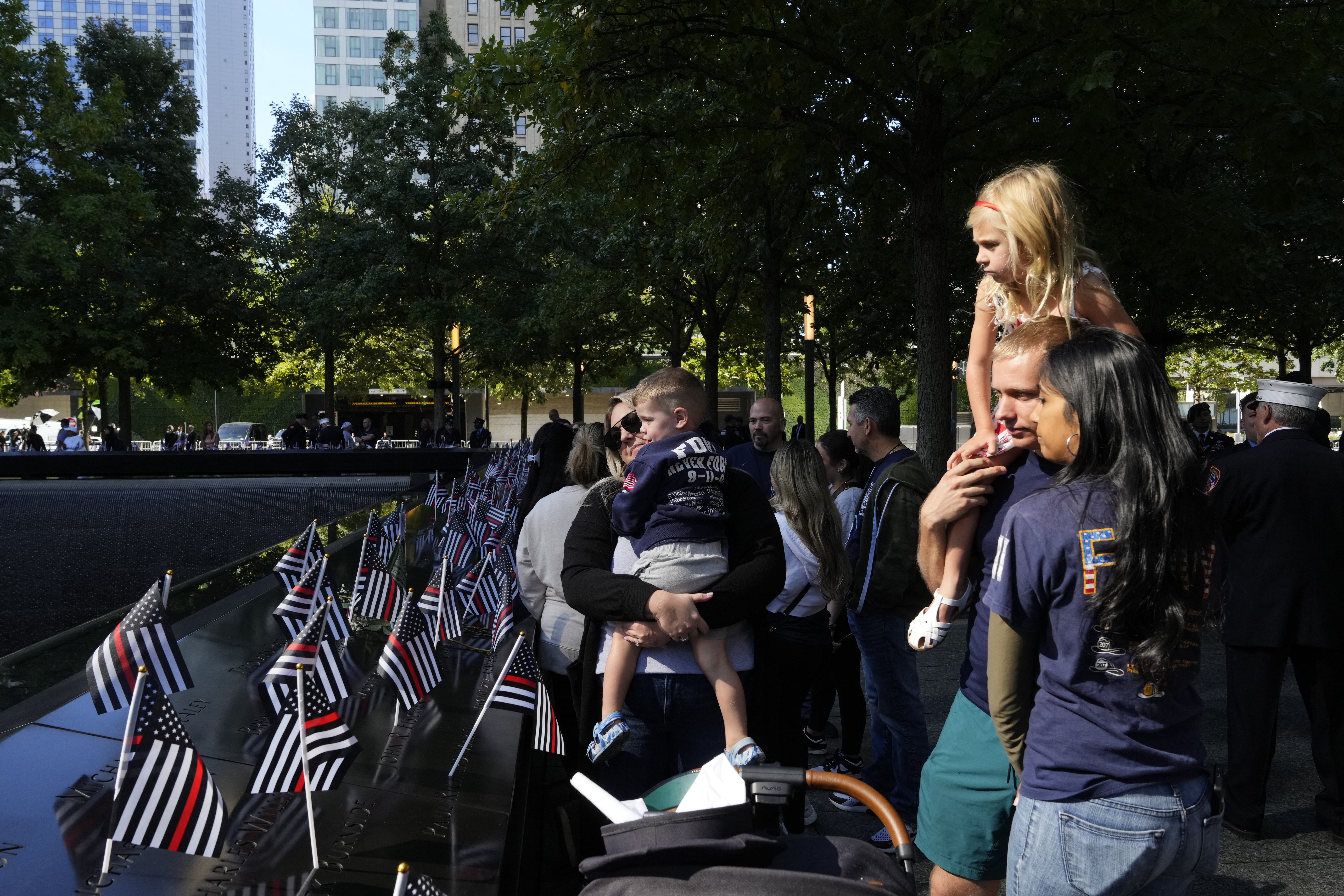 The Ground Zero event had a far larger turnout than a subsequent one in Shanksville, Pennsylvania