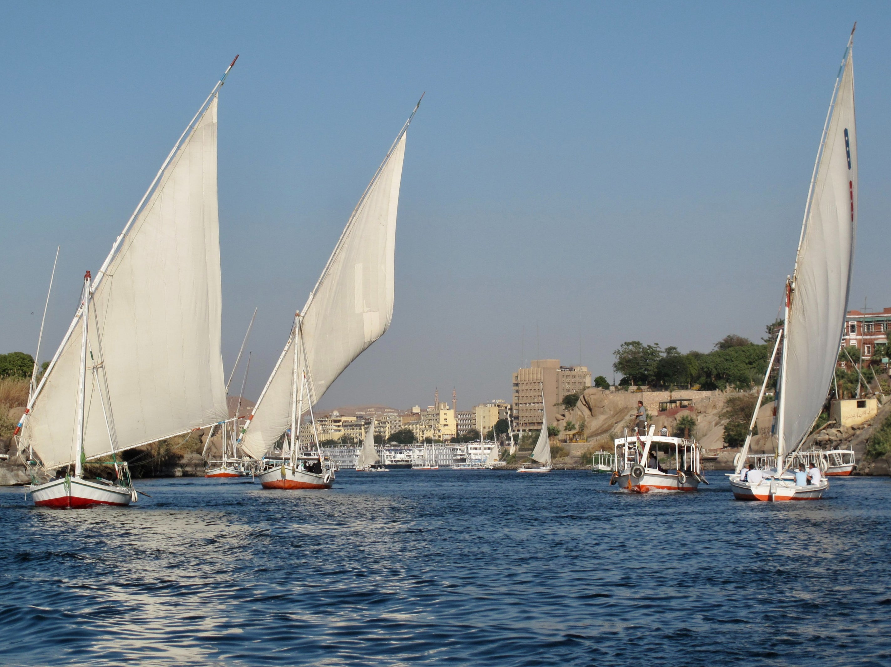 Southern Egypt’s city of Aswan, located on the Nile, is balmy and beautiful