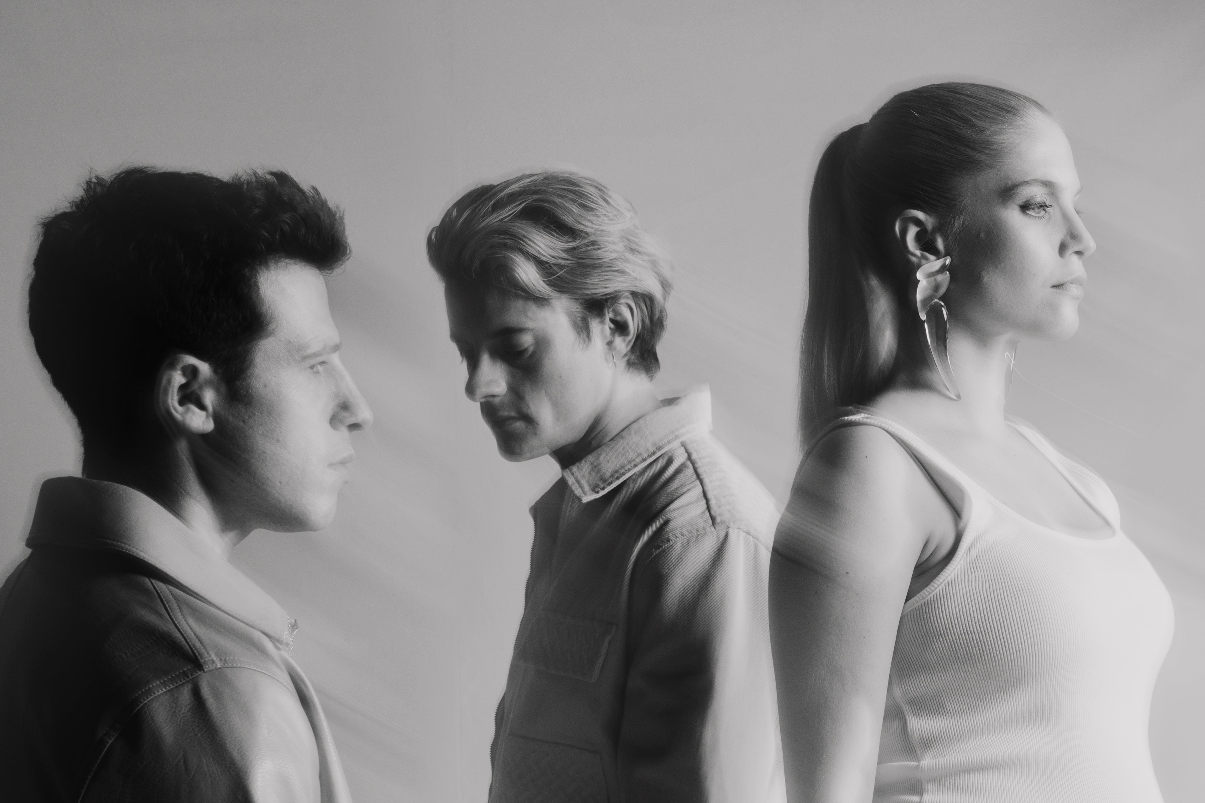 London Grammar stars Dan Rothman, Dot Major and Hannah Reid