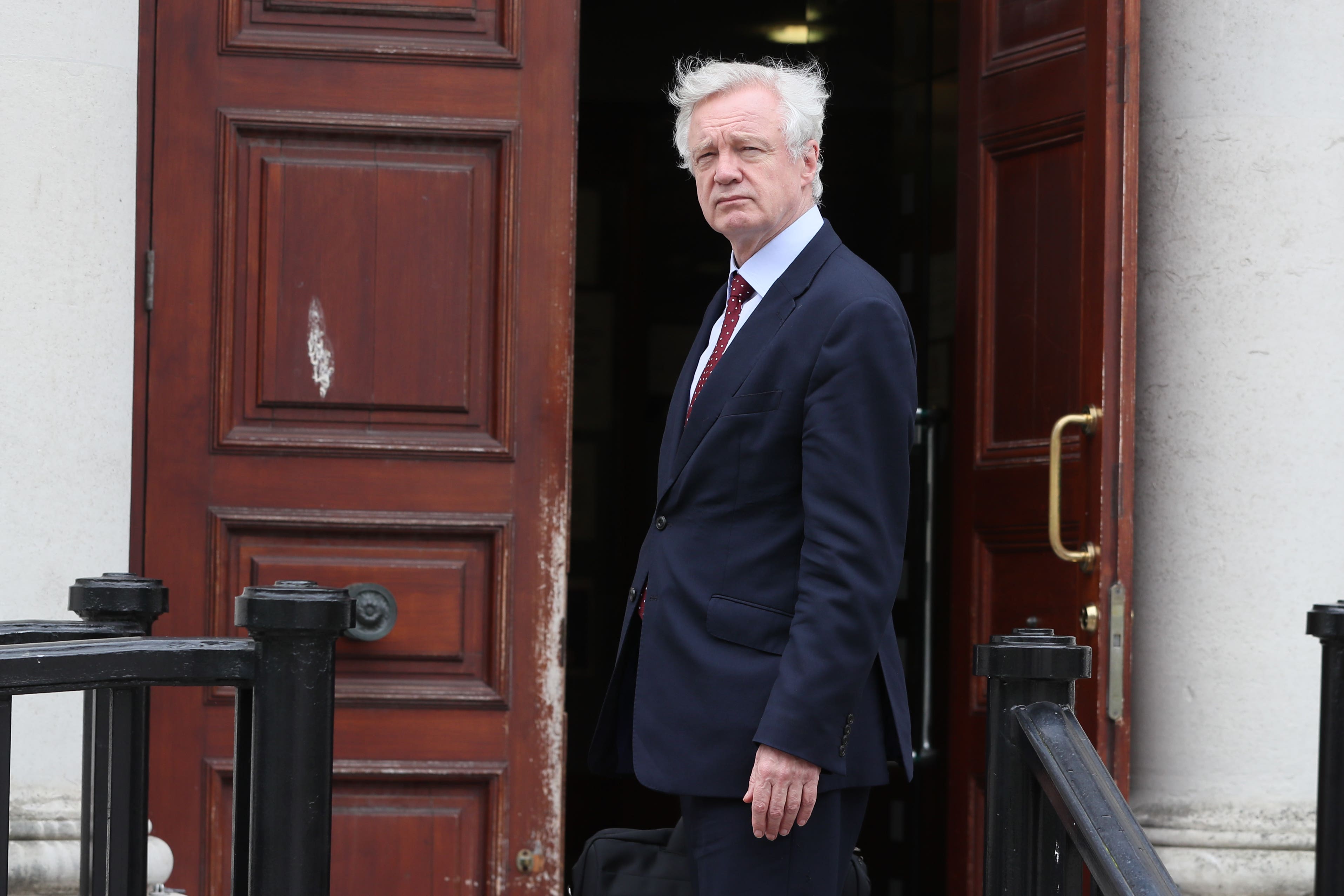 Former Brexit secretary David Davis said the amount had been dropped from £100,000 to £9,000 (Brian Lawless/PA)