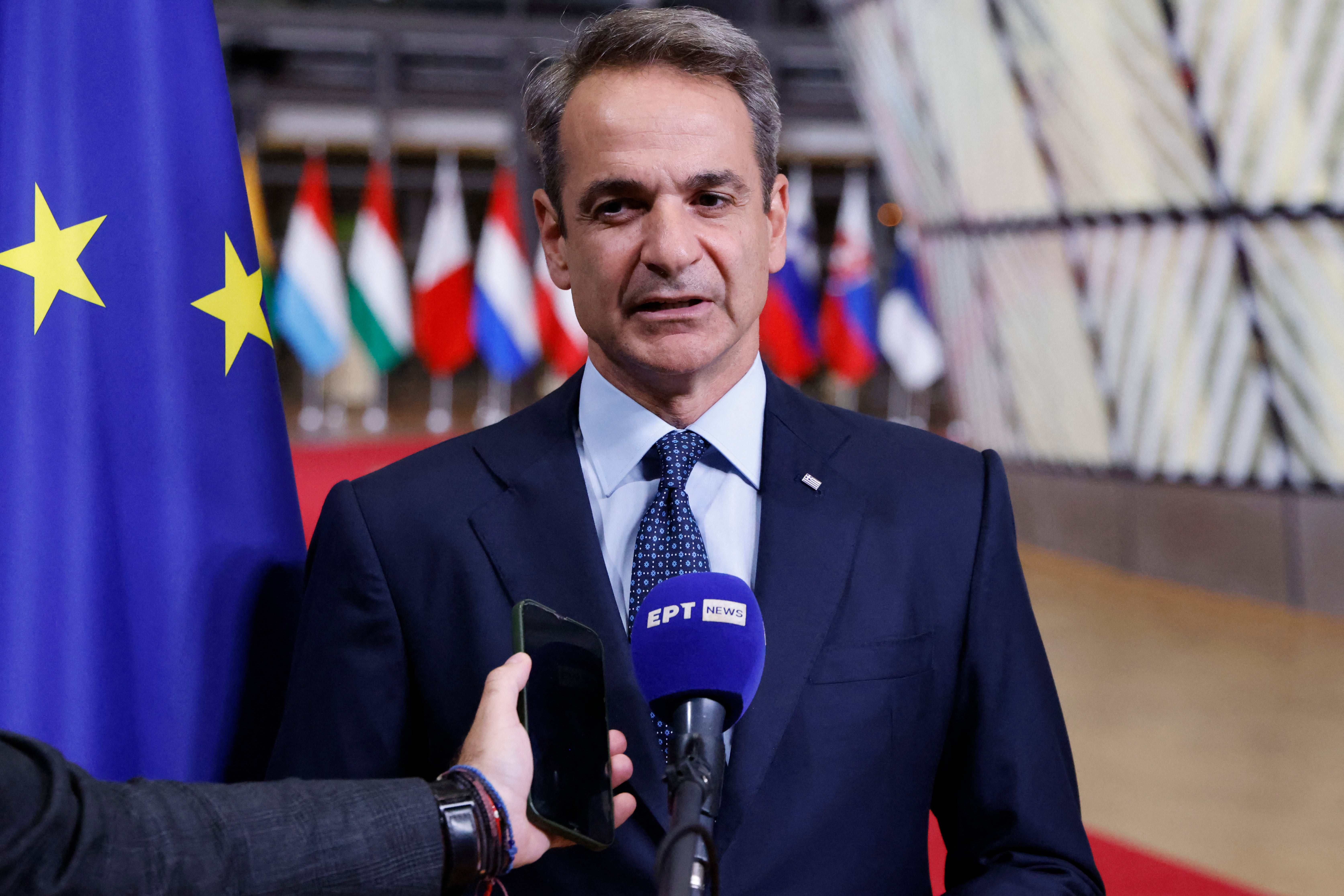 Greece’s prime minister Kyriakos Mitsotakis