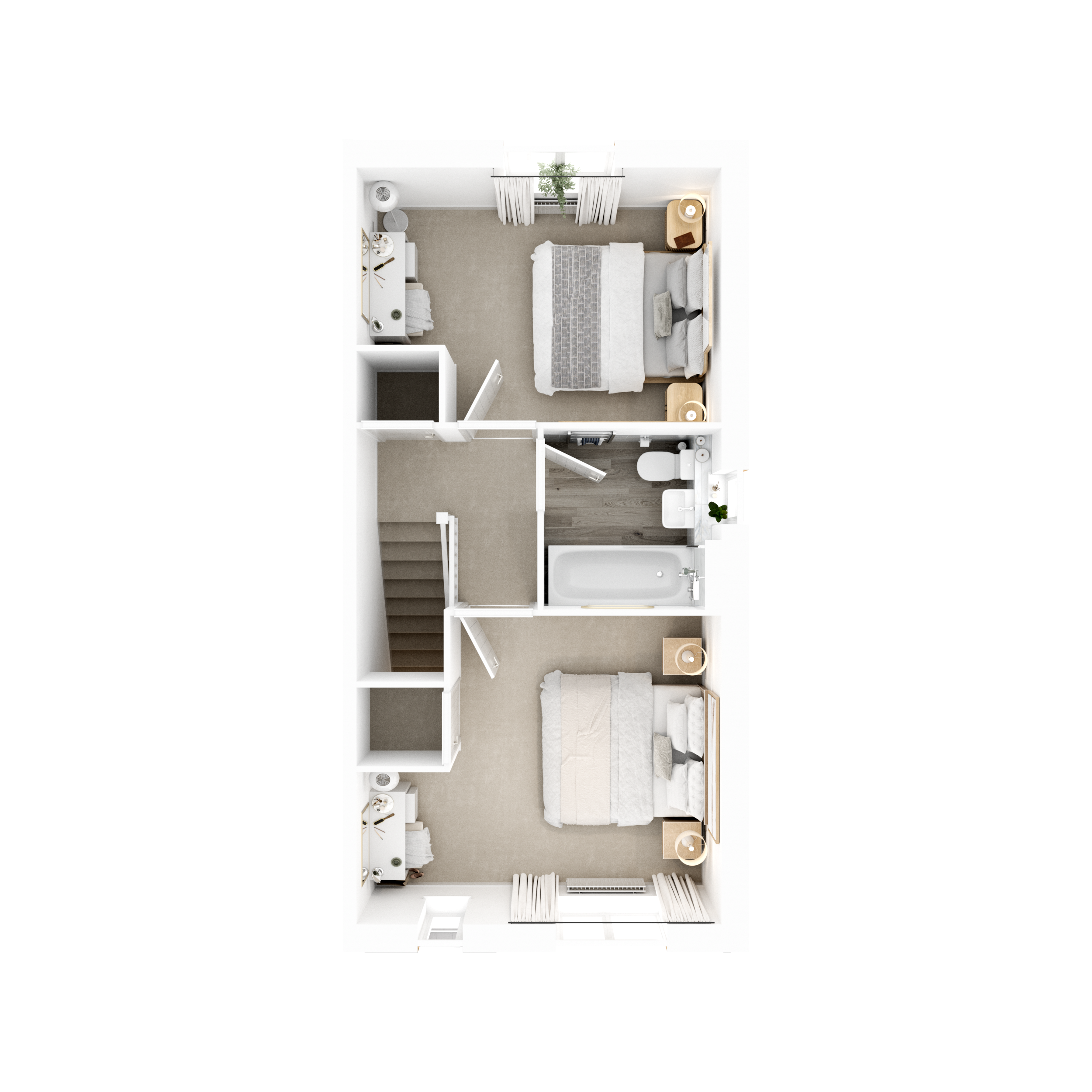 First-floor plan of the house