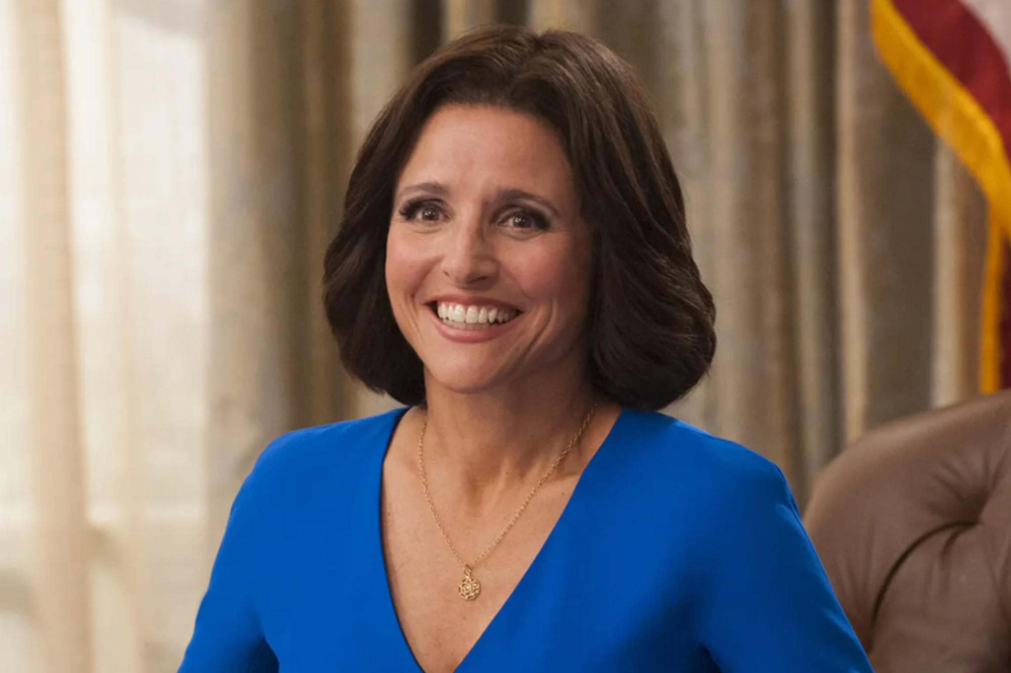 Julia Louis-Dreyfus as Selina Meyer in ‘Veep'