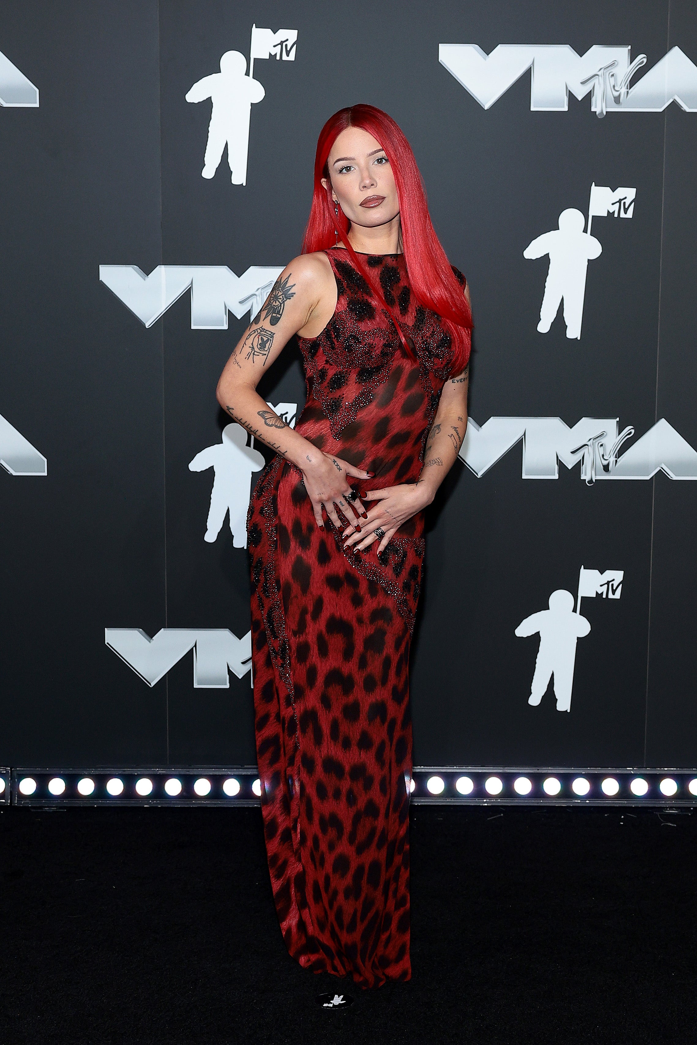 Halsey attends the 2024 MTV Video Music Awards at UBS Arena on September 11