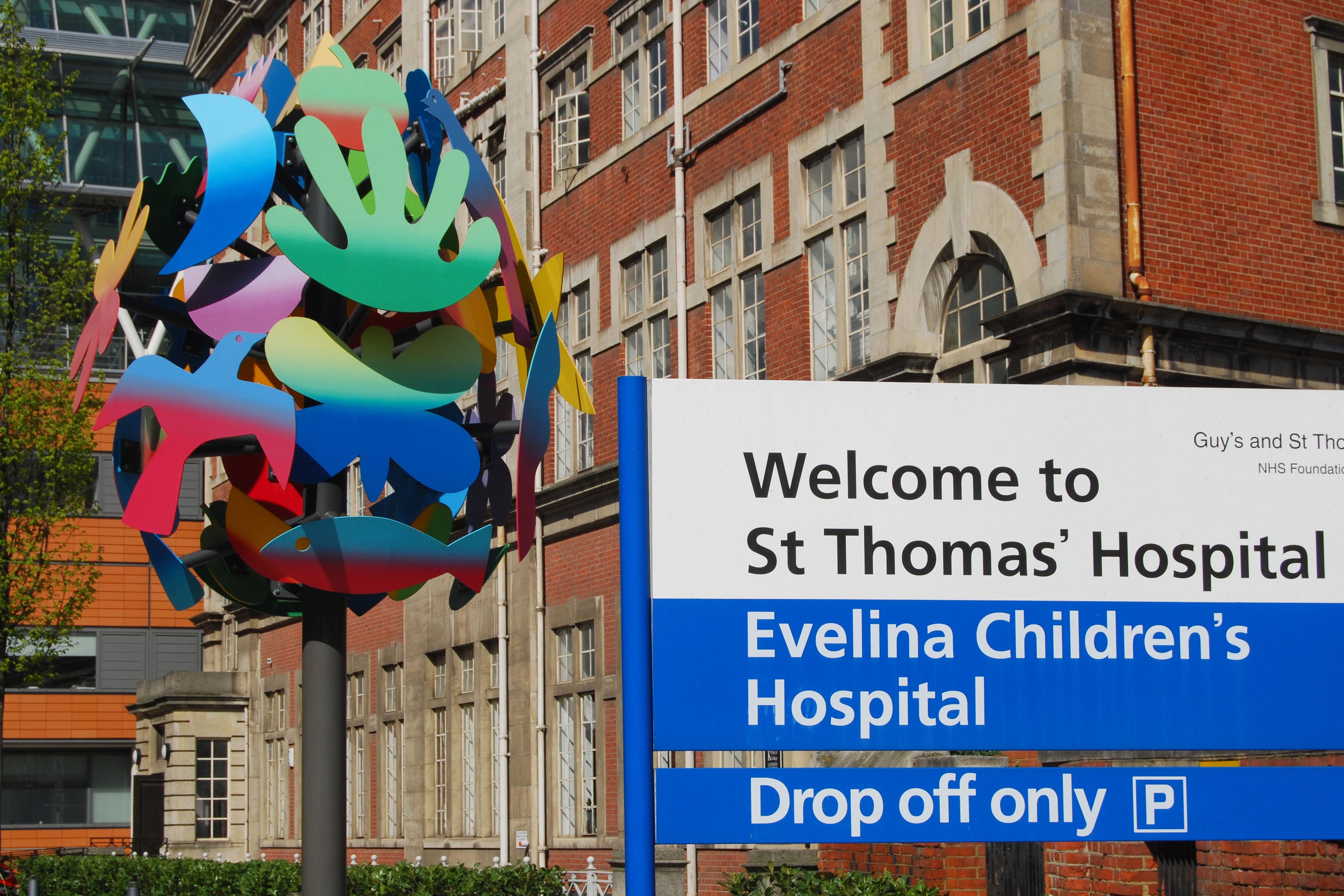 Helen Maguire’s son was treated at the Evelina Children’s Hospital in London (Alamy/PA)