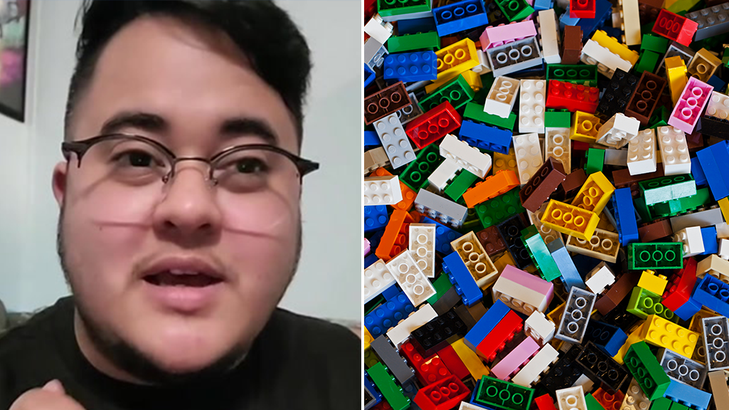 Ben Havoc (pictured) was surprised when a piece of Lego came out of his nose