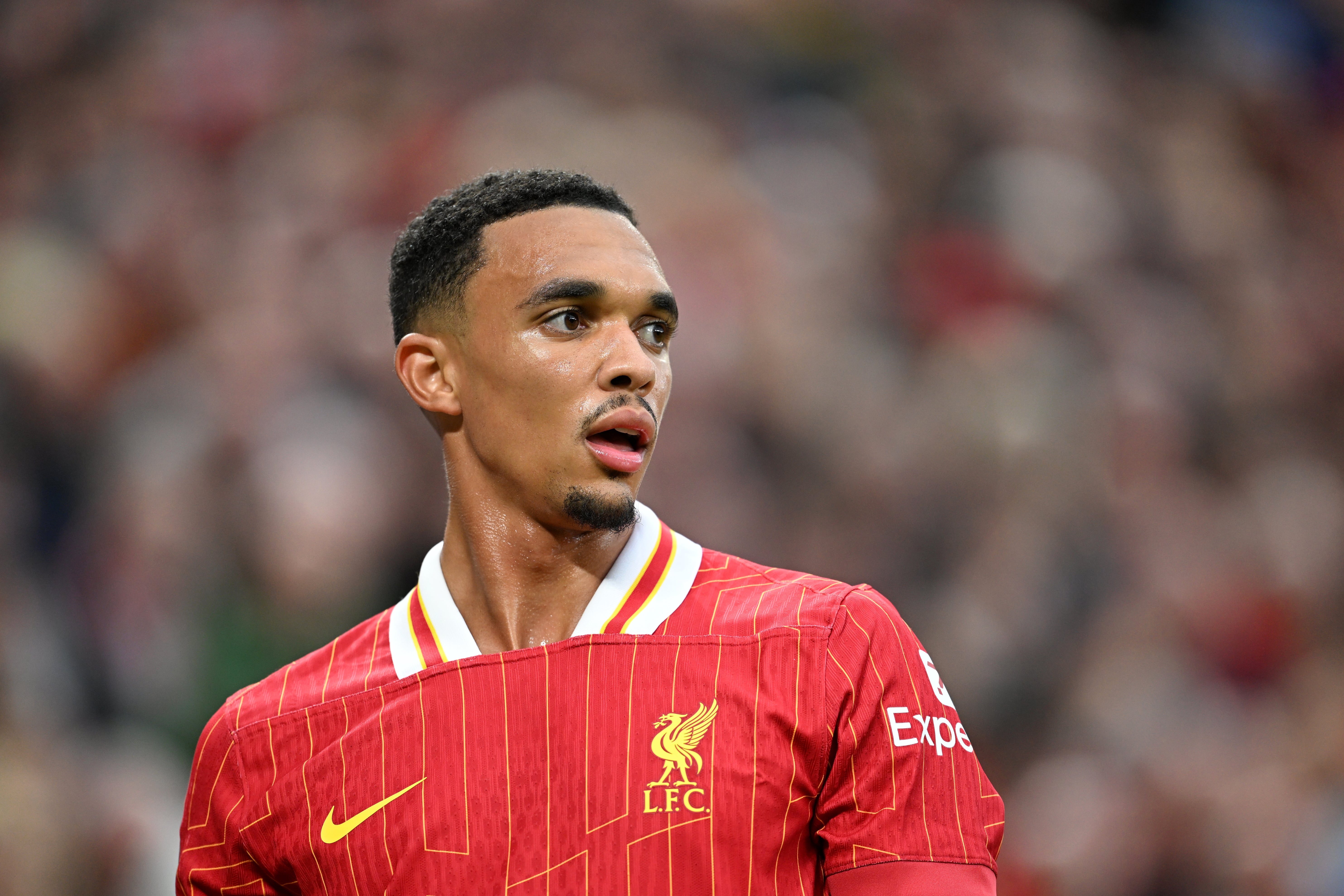 Alexander-Arnold’s future beyond this season remains unresolved