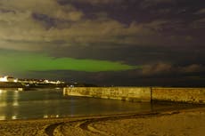 ‘Unbelievable scene’ as aurora borealis illuminates parts of England and Scotland