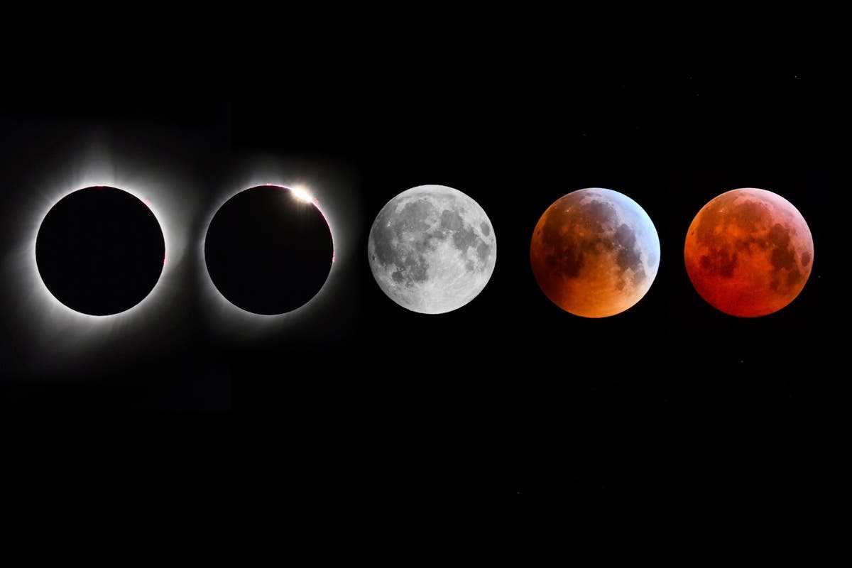 Lunar eclipse supermoon changes skies around the world