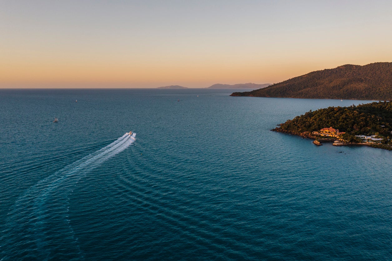 Cruising the coast of Queensland