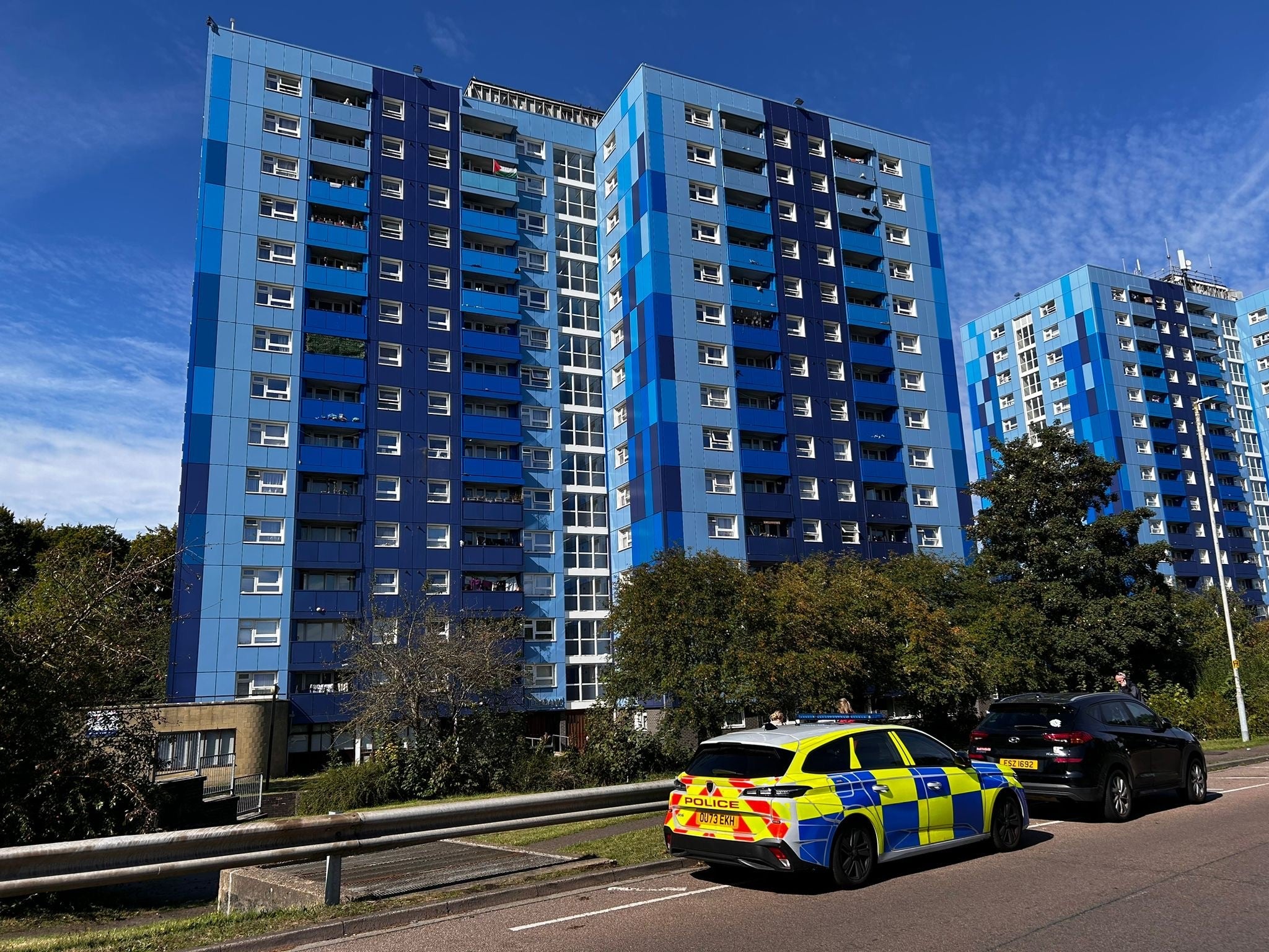 Three people were found dead at a flat in Luton with a teenager arrested