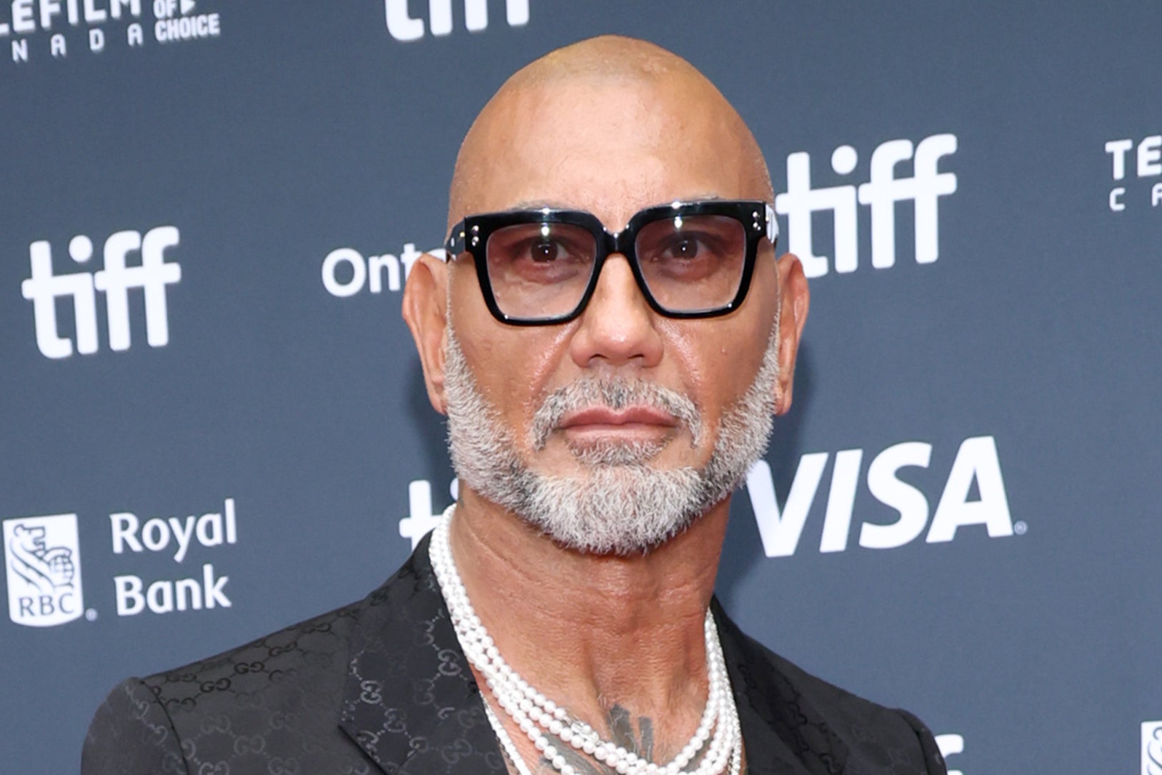 Dave Bautista attends the premiere of ‘The Last Showgirl’ at the 2024 Toronto International Film Festival in September