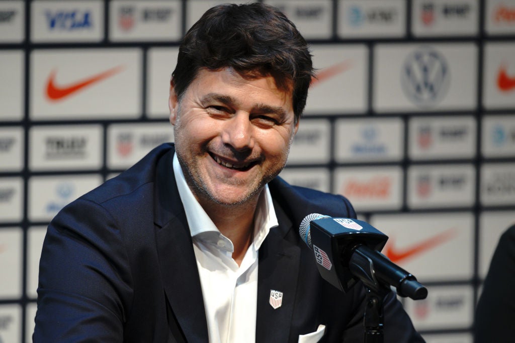 Pochettino was unveiled on Friday