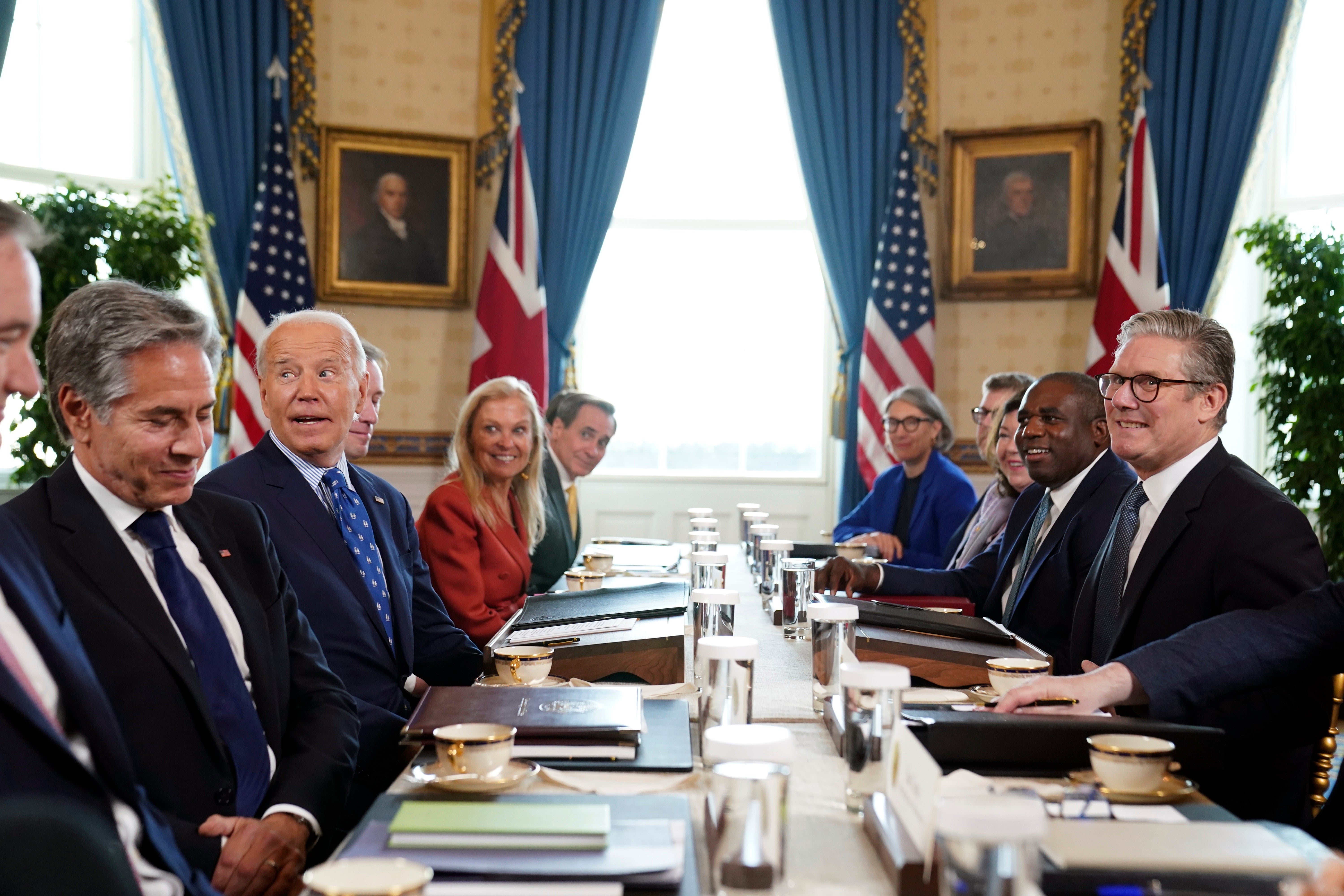 Biden and Starmer will reunite on Saturday