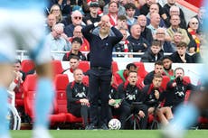 Arne Slot reacts to ‘big setback’ of first defeat with Liverpool