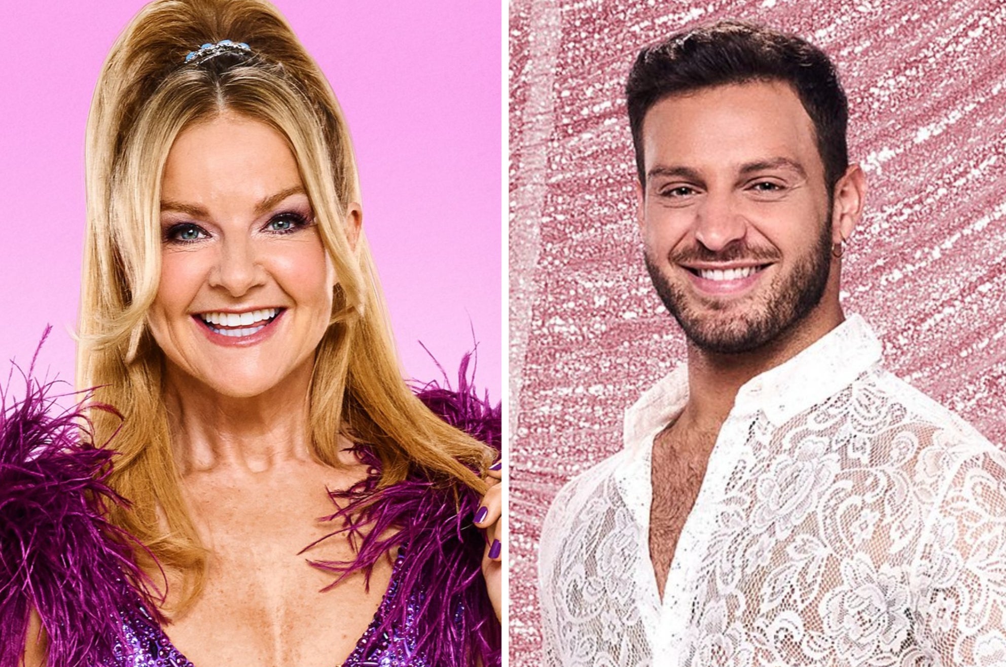 Sarah Hadland is dancing with Vito Coppola