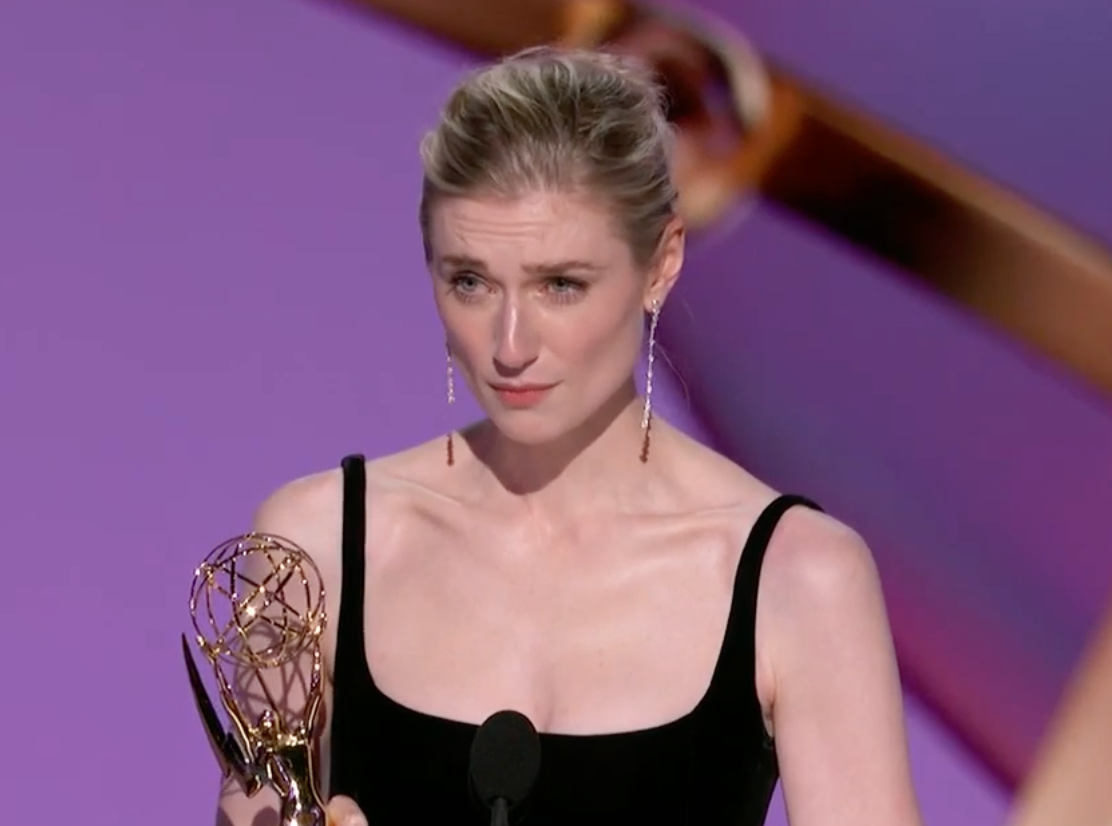 Debicki accepting her award